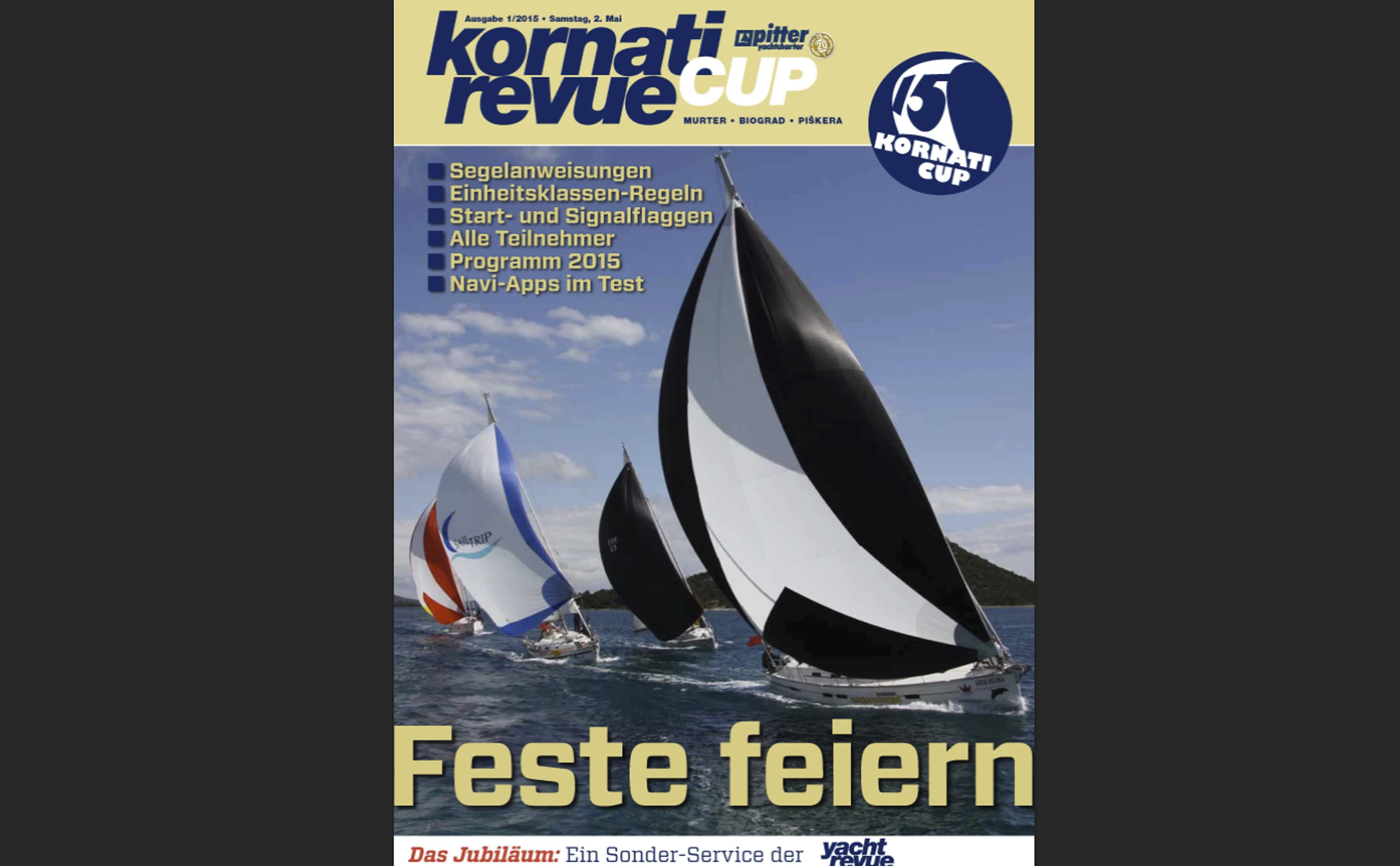 Kornati Cup Revue, Ausgabe 1