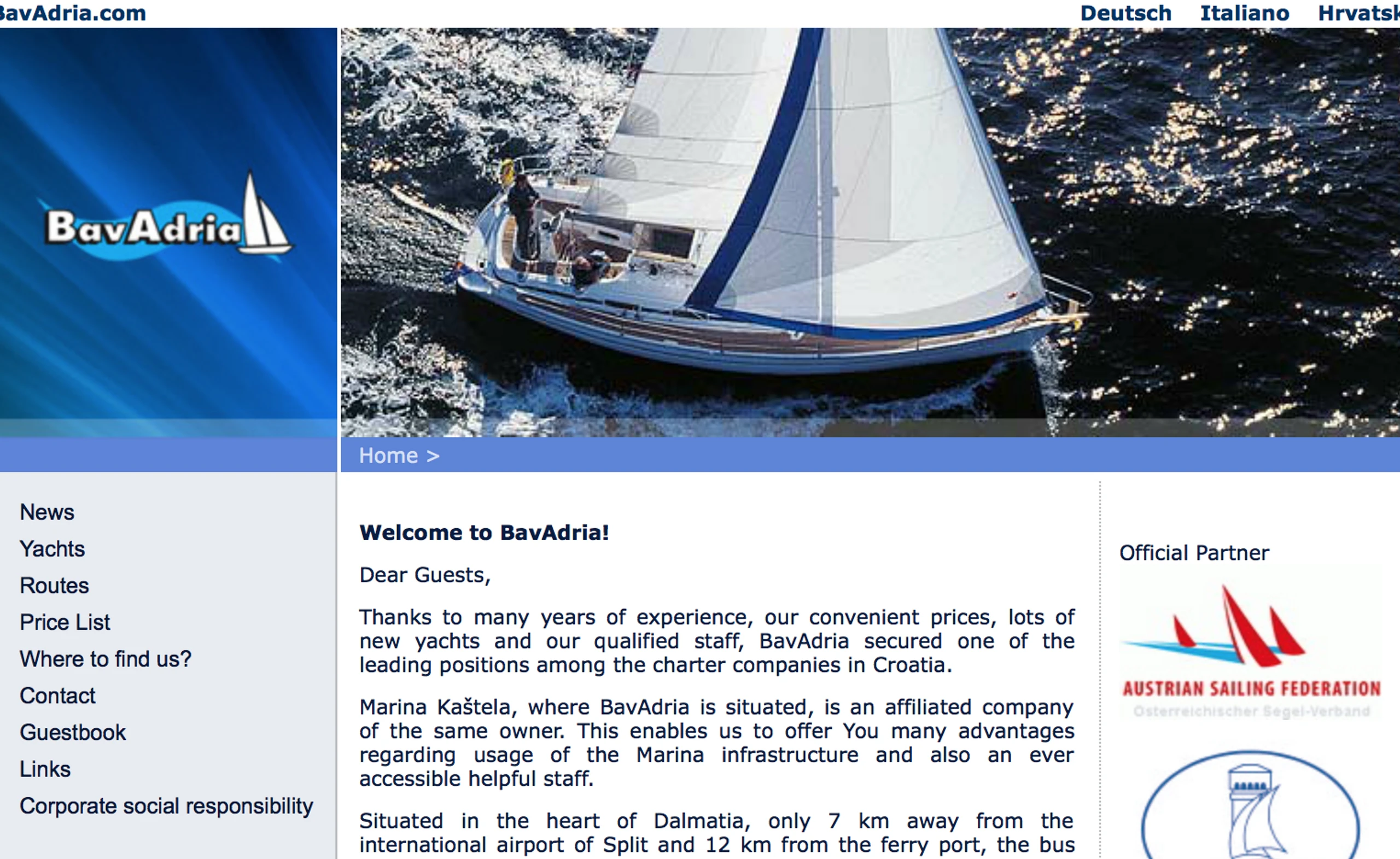 BavAdria Yachtcharter