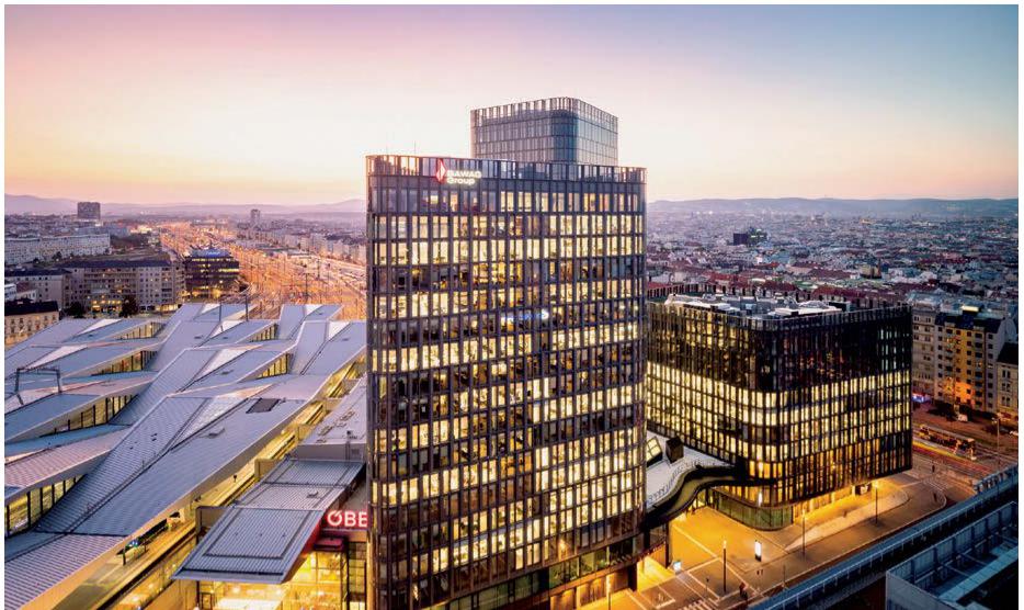 Bawag-Zentrale am Wiener Hauptbahnhof