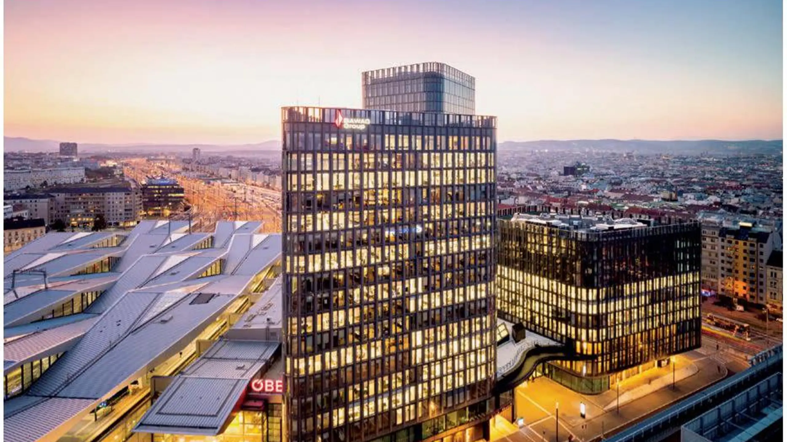 © Bawag Bawag-Zentrale am Wiener Hauptbahnhof