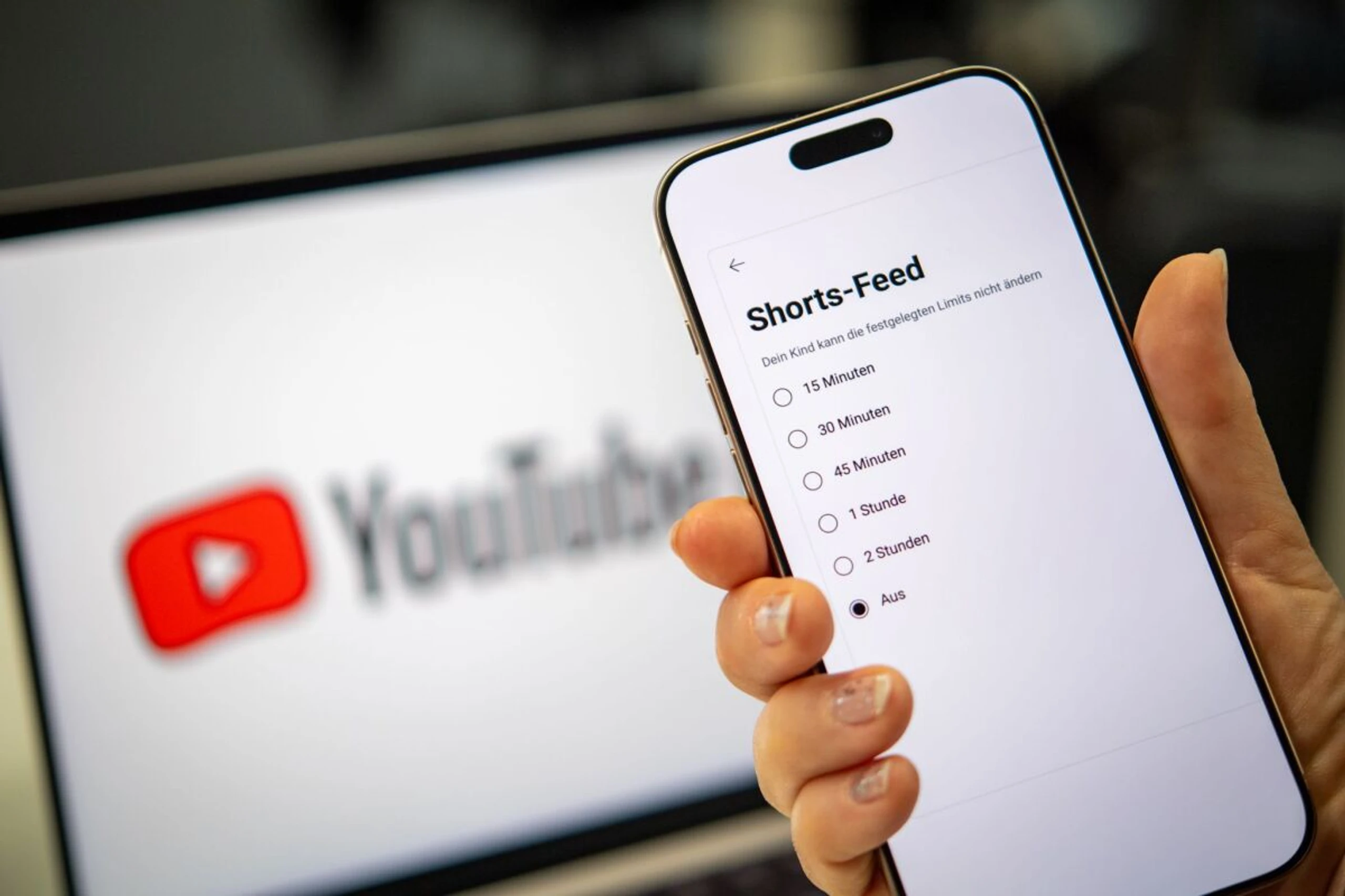 Eltern können die tägliche Nutzungszeit für YouTube Shorts begrenzen