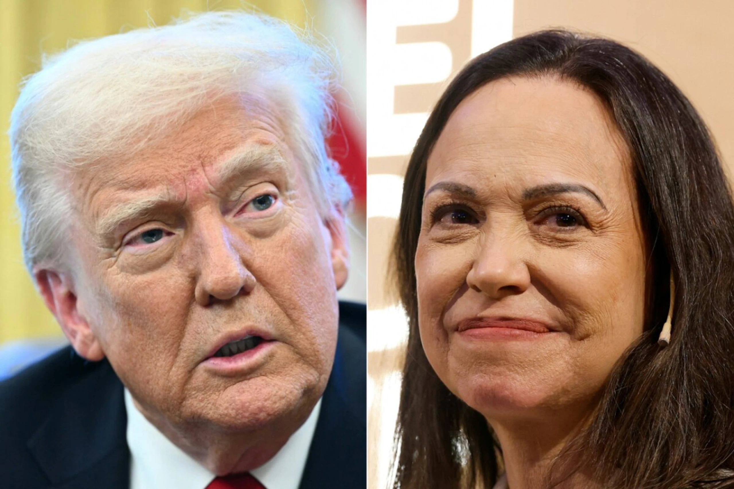 Trump trifft Machado in Washington