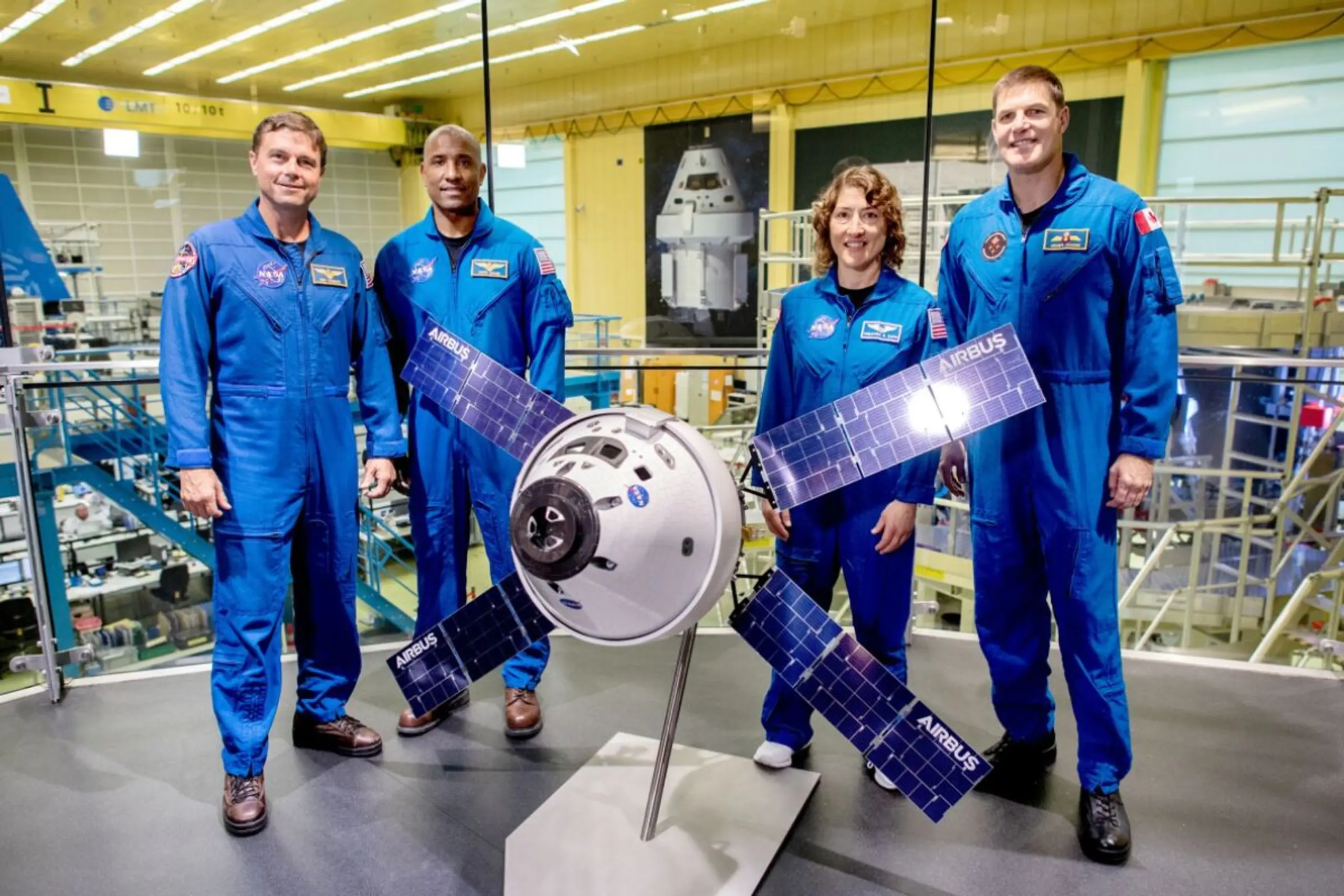 ++ ARCHIVBILD ++ Die Crew der "Artemis 2"-Mission