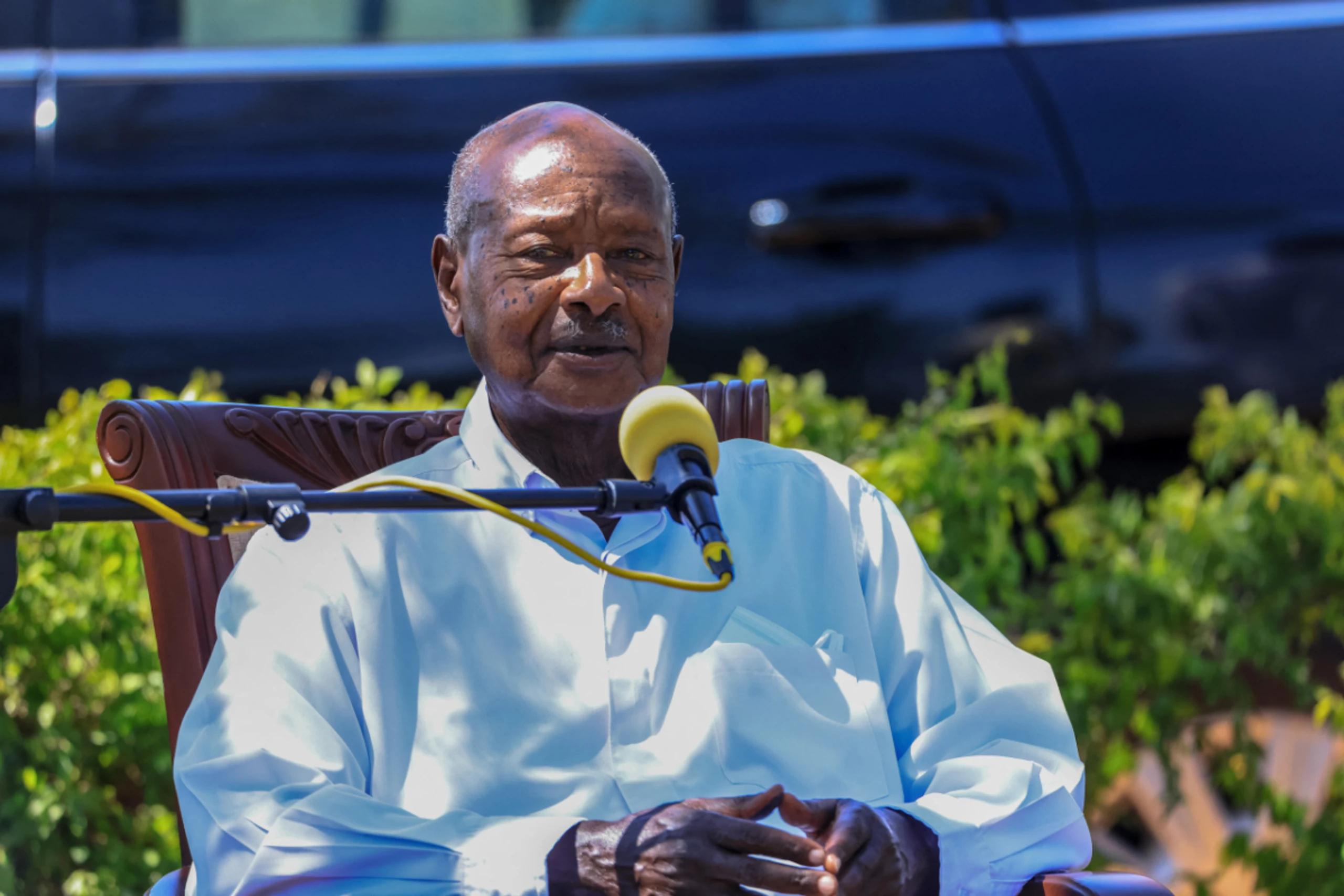 Präsident Museveni regiert Uganda seit 40 Jahren
