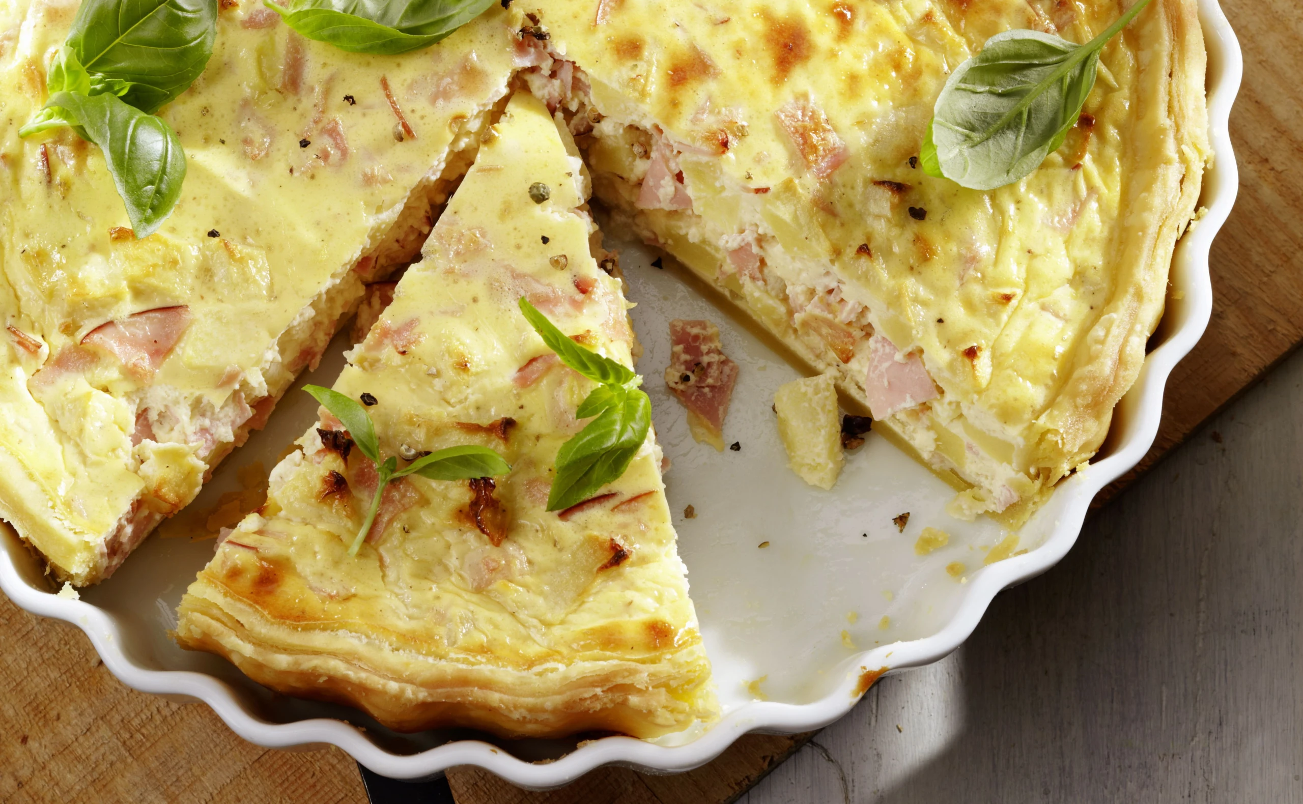 Schinken-Käsetarte
