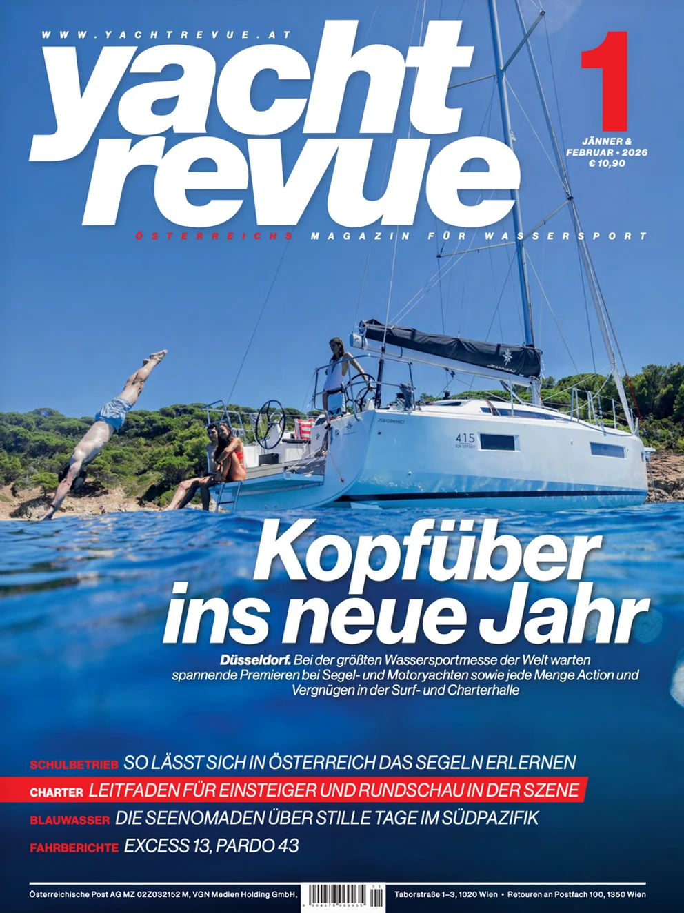 Yachtrevue Ausgabe - Jänner & Februar 2026