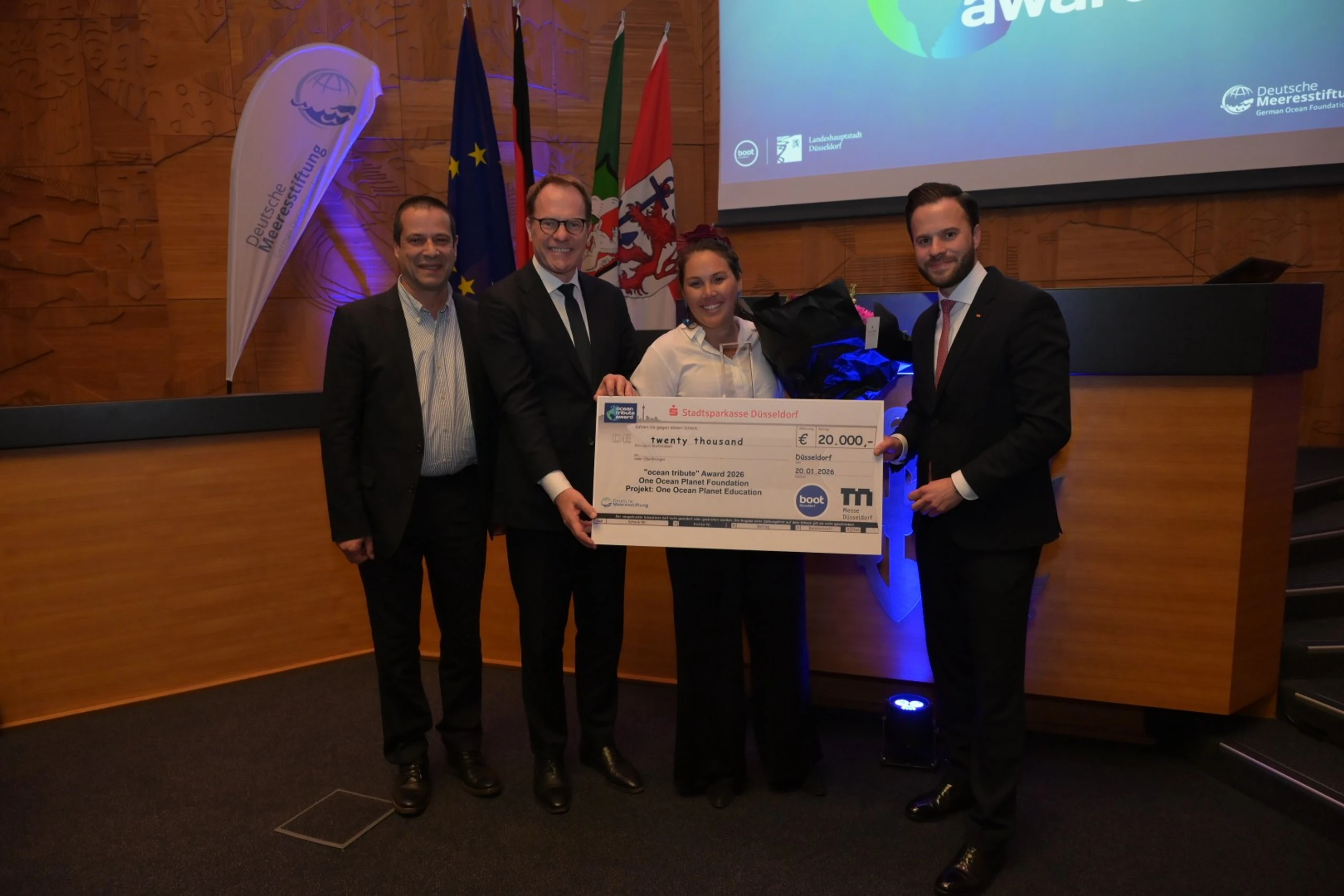 „ocean tribute” Award geht an One Ocean Planet Foundation