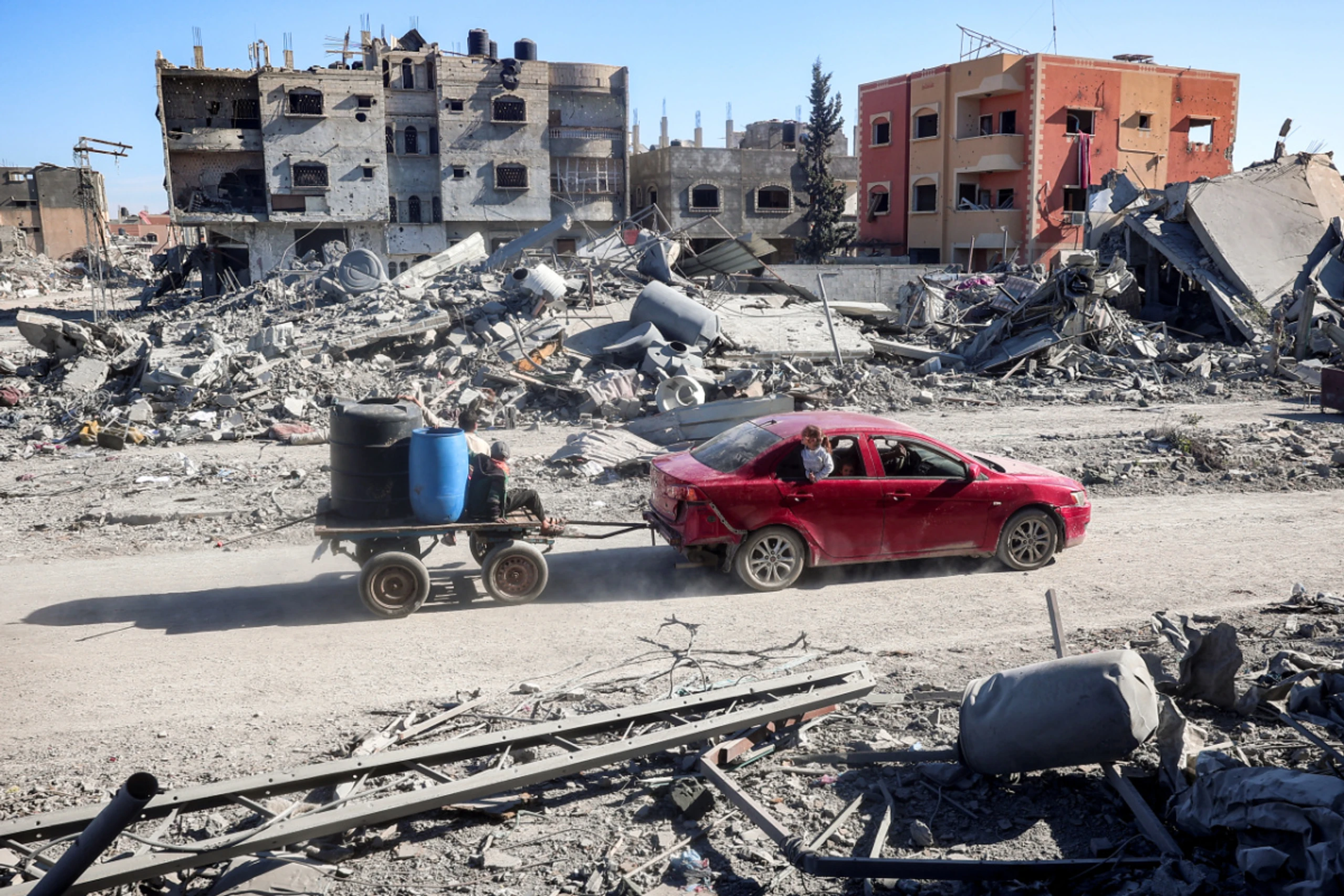 Rafah soll dem "Masterplan" zufolge als ersten wieder aufgebaut werden