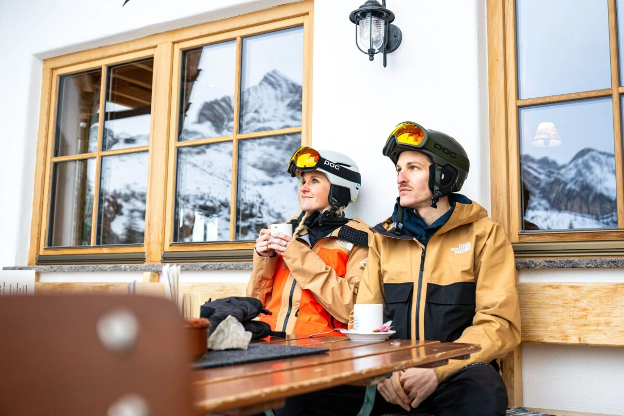 Bei zu großer Kälte lieber eine Pause auf der Hütte machen