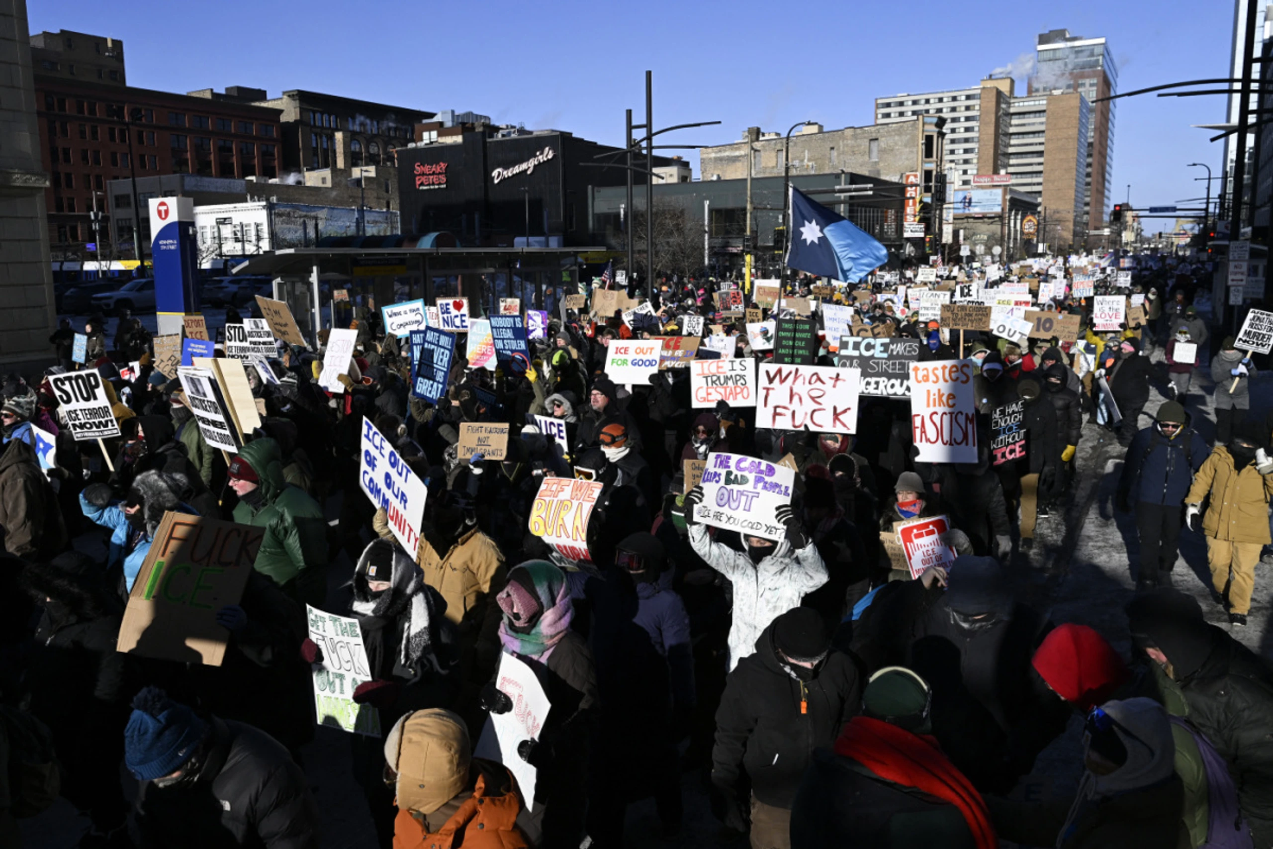 Demonstranten fordern Abzug von ICE