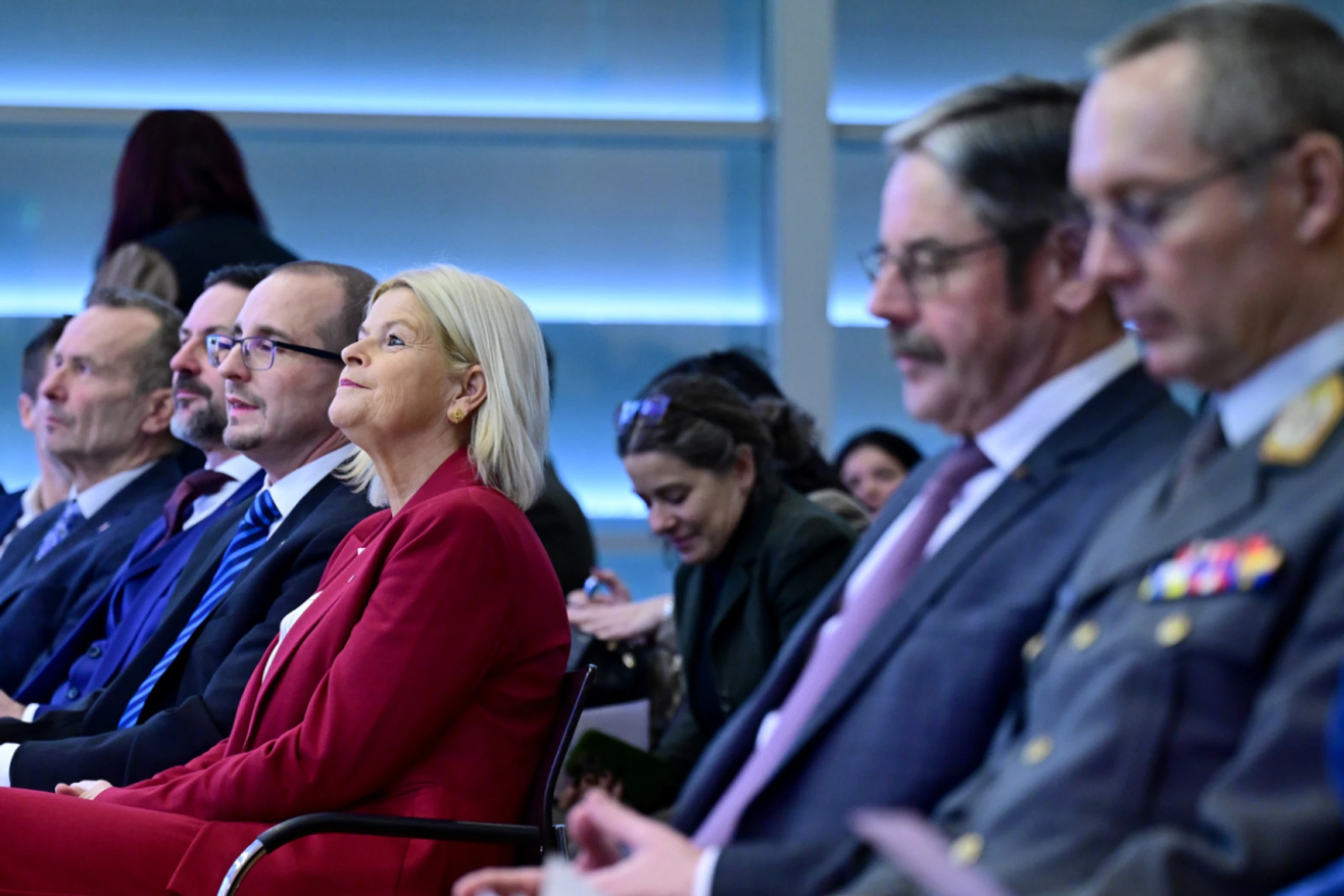 Verteidigungsministerin Tanner bei der Präsentation von Risikobild 2026