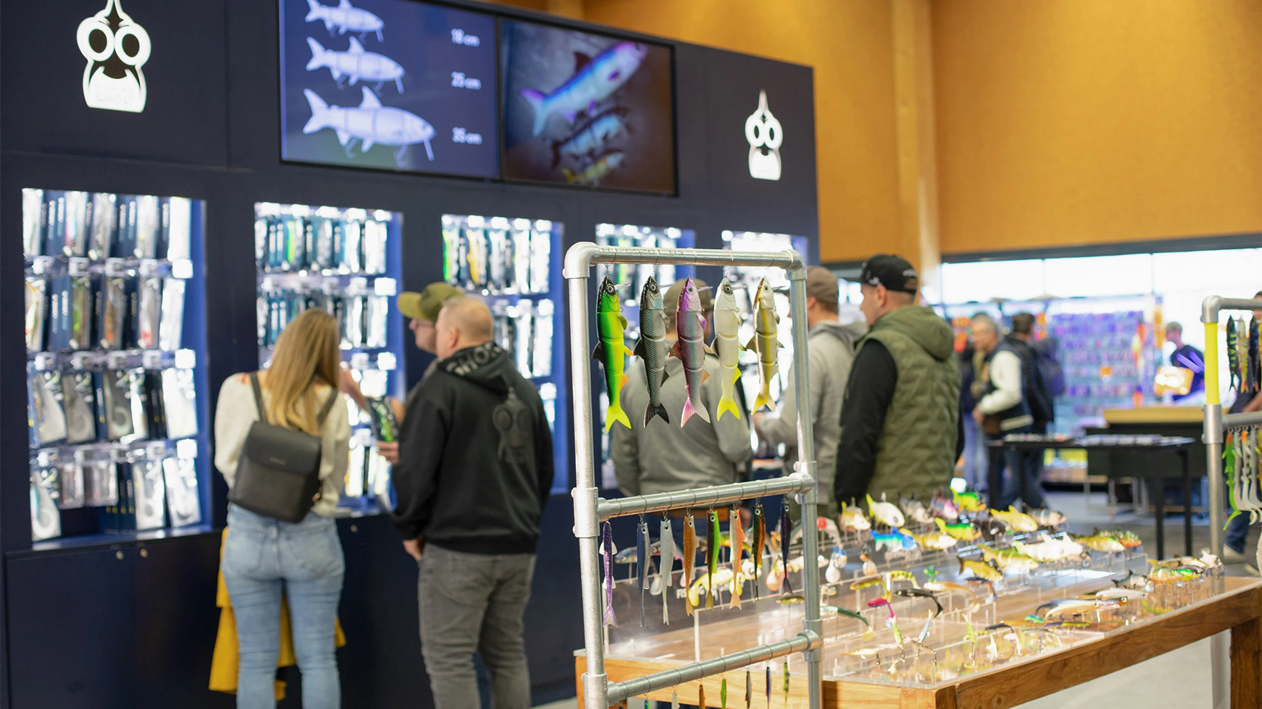 Fischköder auf dem Fishing Festival in der Messe Wels