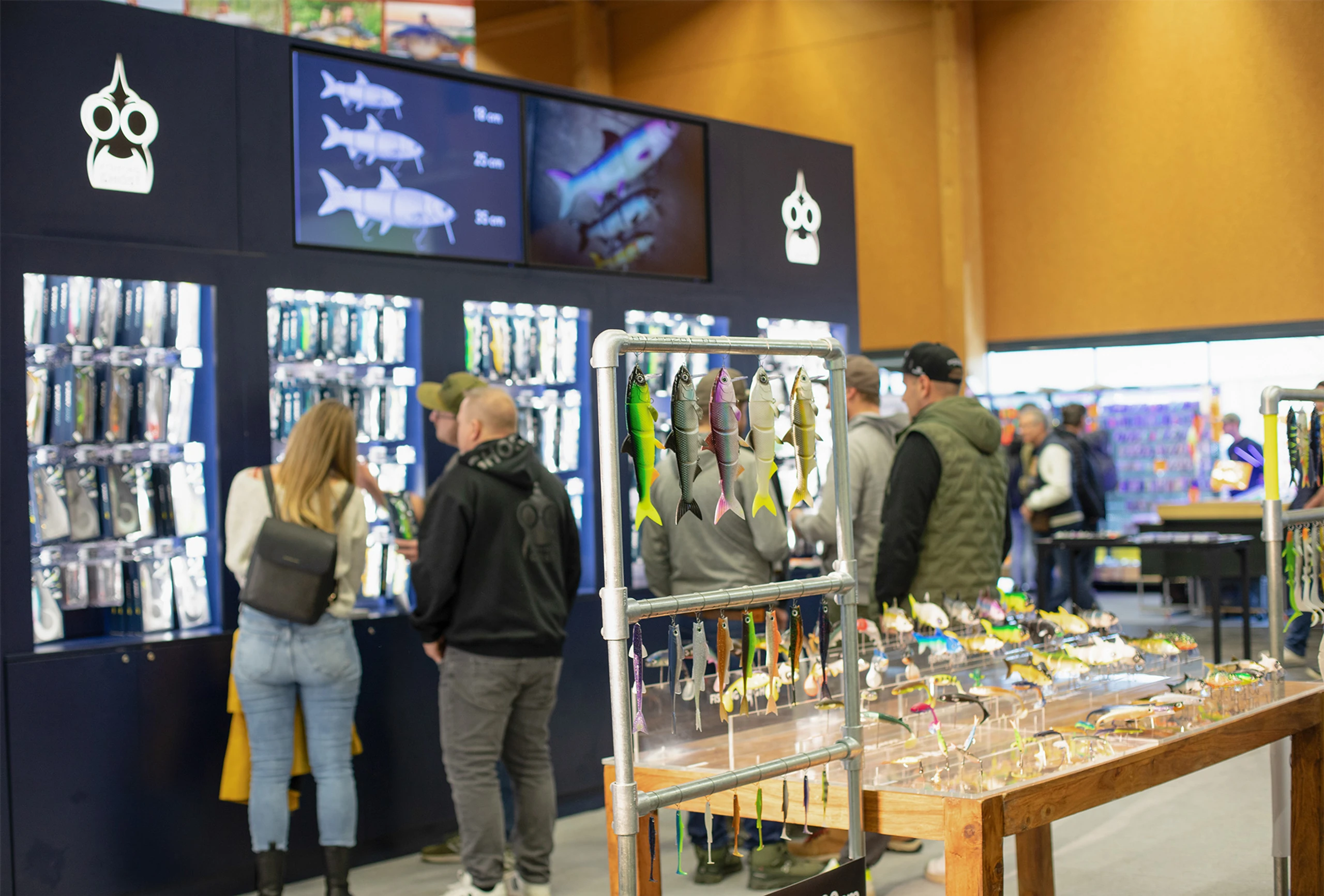 Fischköder auf dem Fishing Festival in der Messe Wels