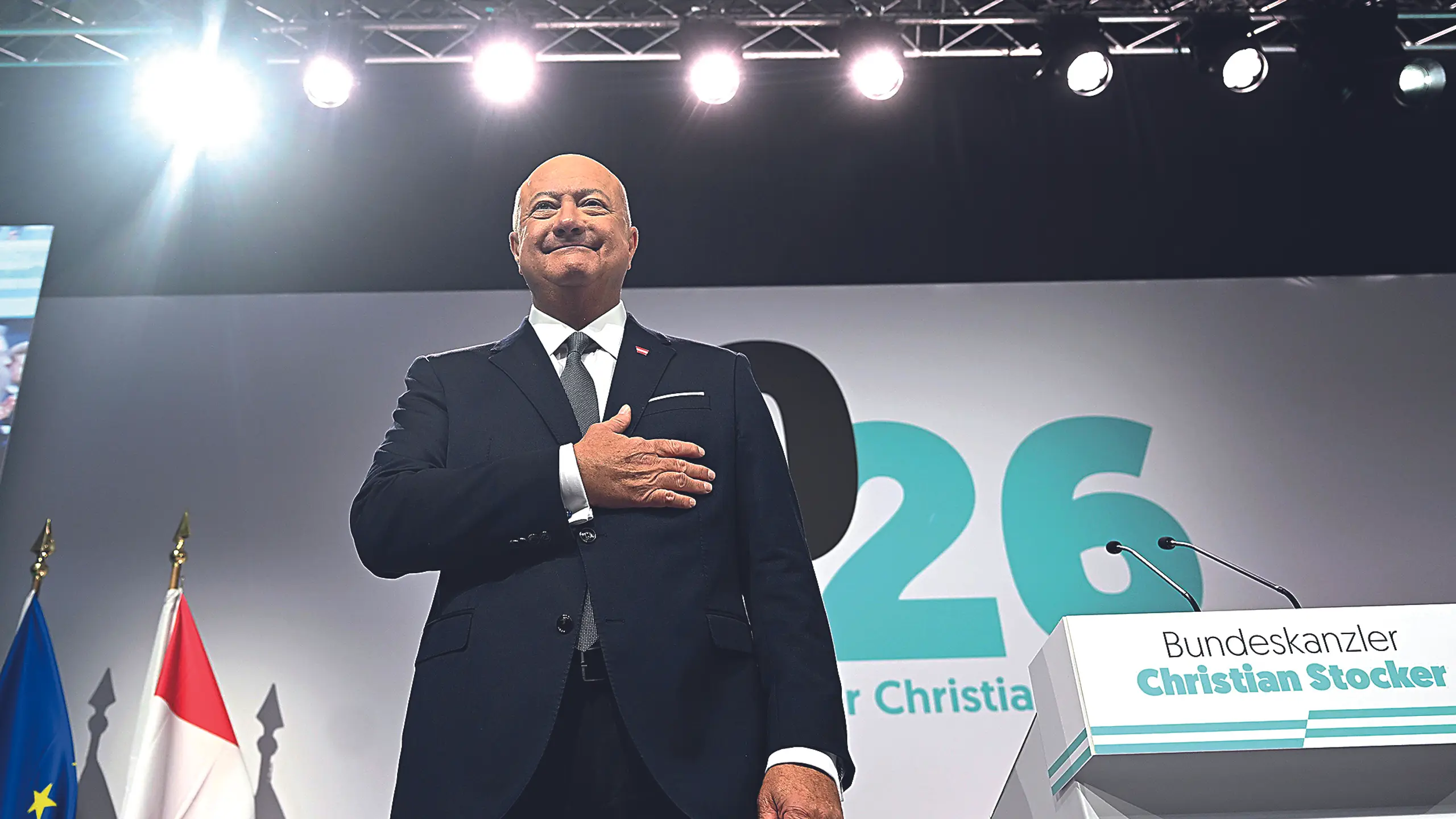 © APA-Images/APA/Helmut Fohringer Kanzler Christian Stocker