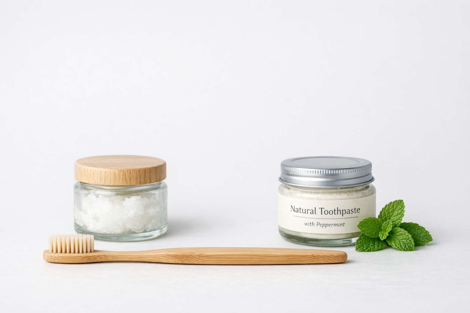 Zahnbürste und Zahnpasta