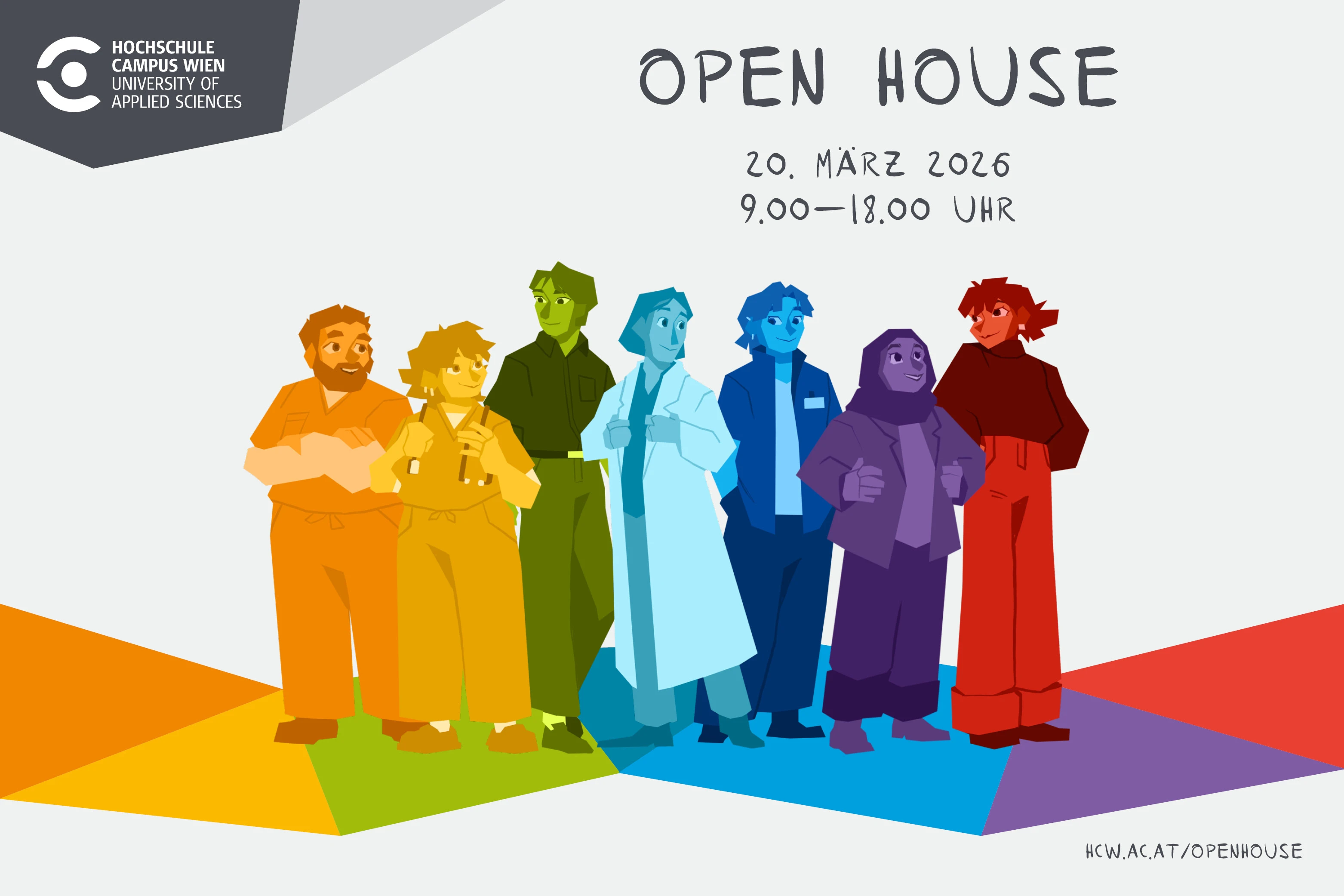 Tag der offenen Tür an der Hochschule Campus Wien am 20. März 2026