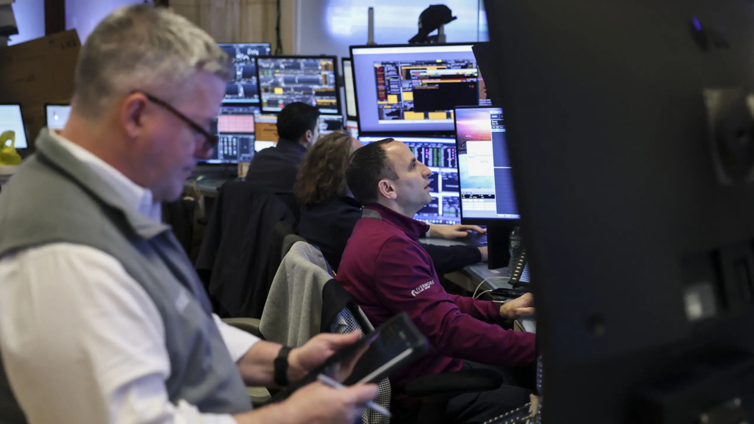 © APA/APA/AFP/ANGELA WEISS Einheitliche Zuwächse an den New Yorker Börsen