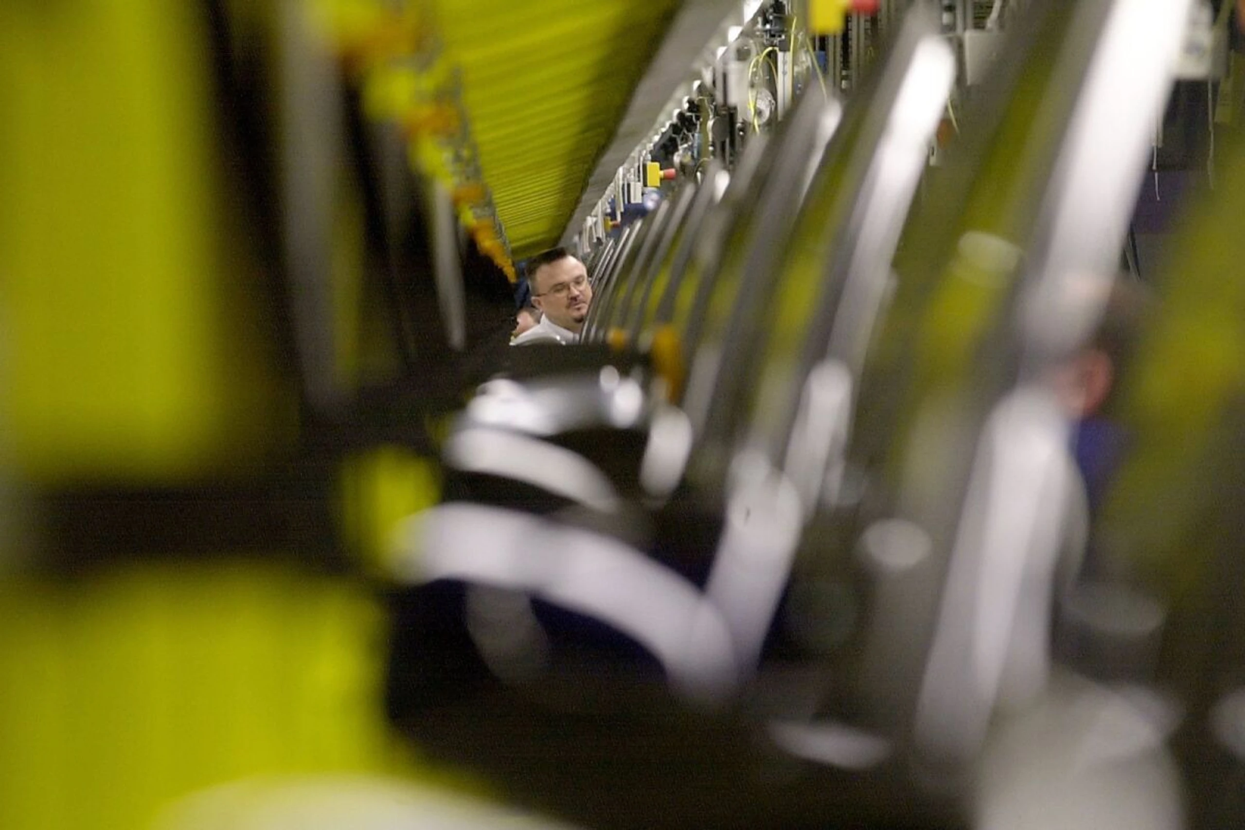 Eine Fließbandproduktion