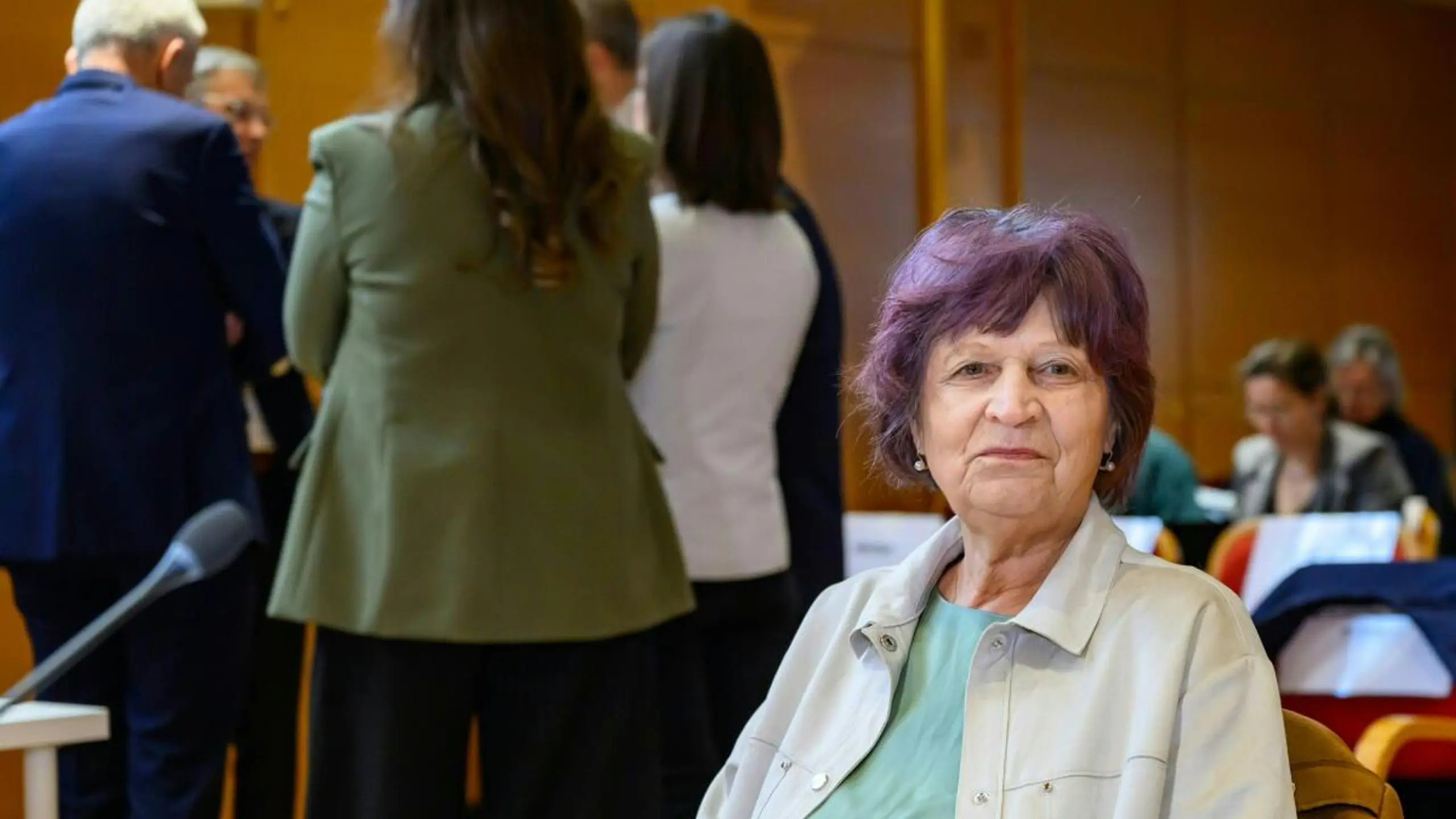 Christa Scharf sagte als Zeugin aus