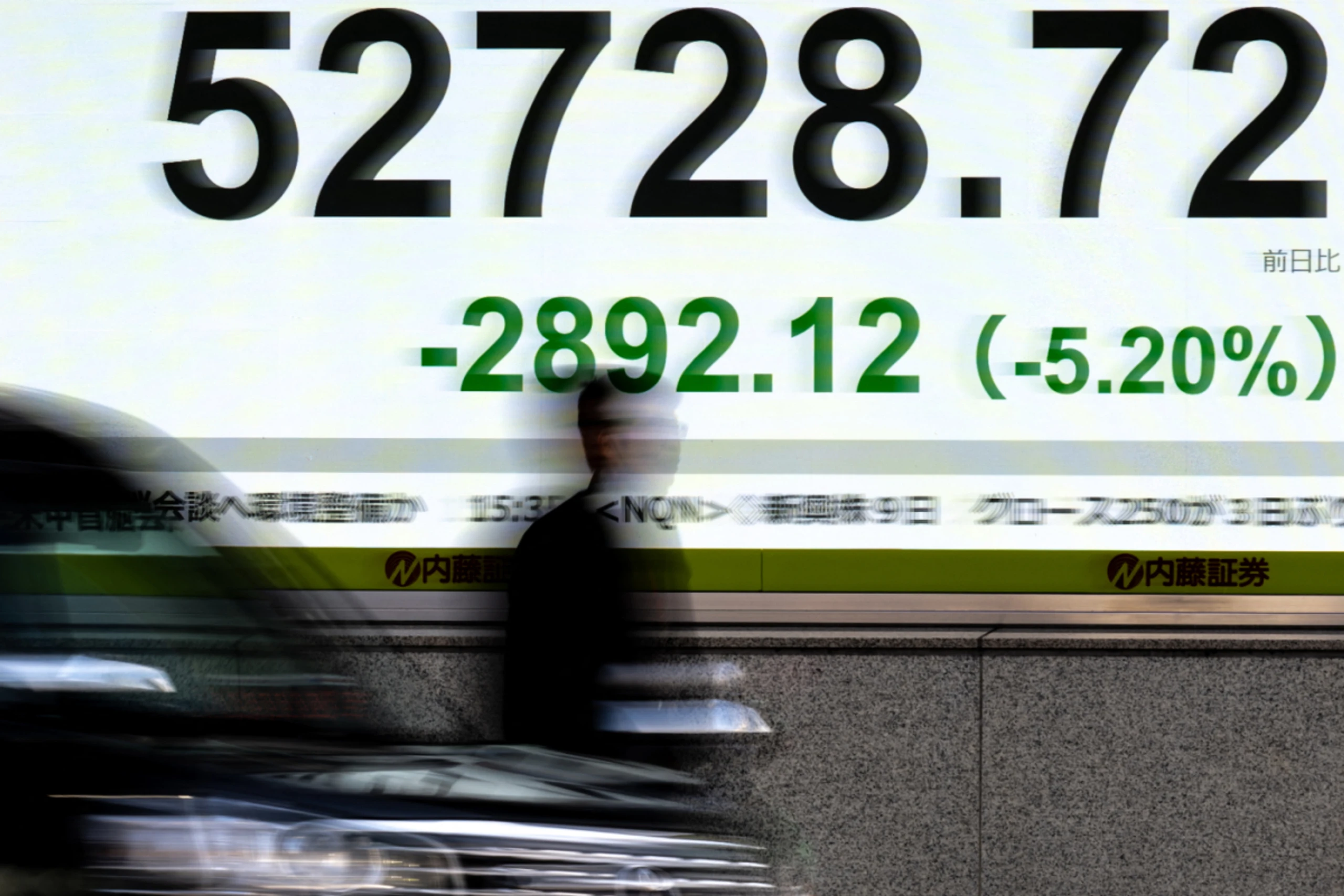 Nikkei-225 verlor 5,2 Prozent