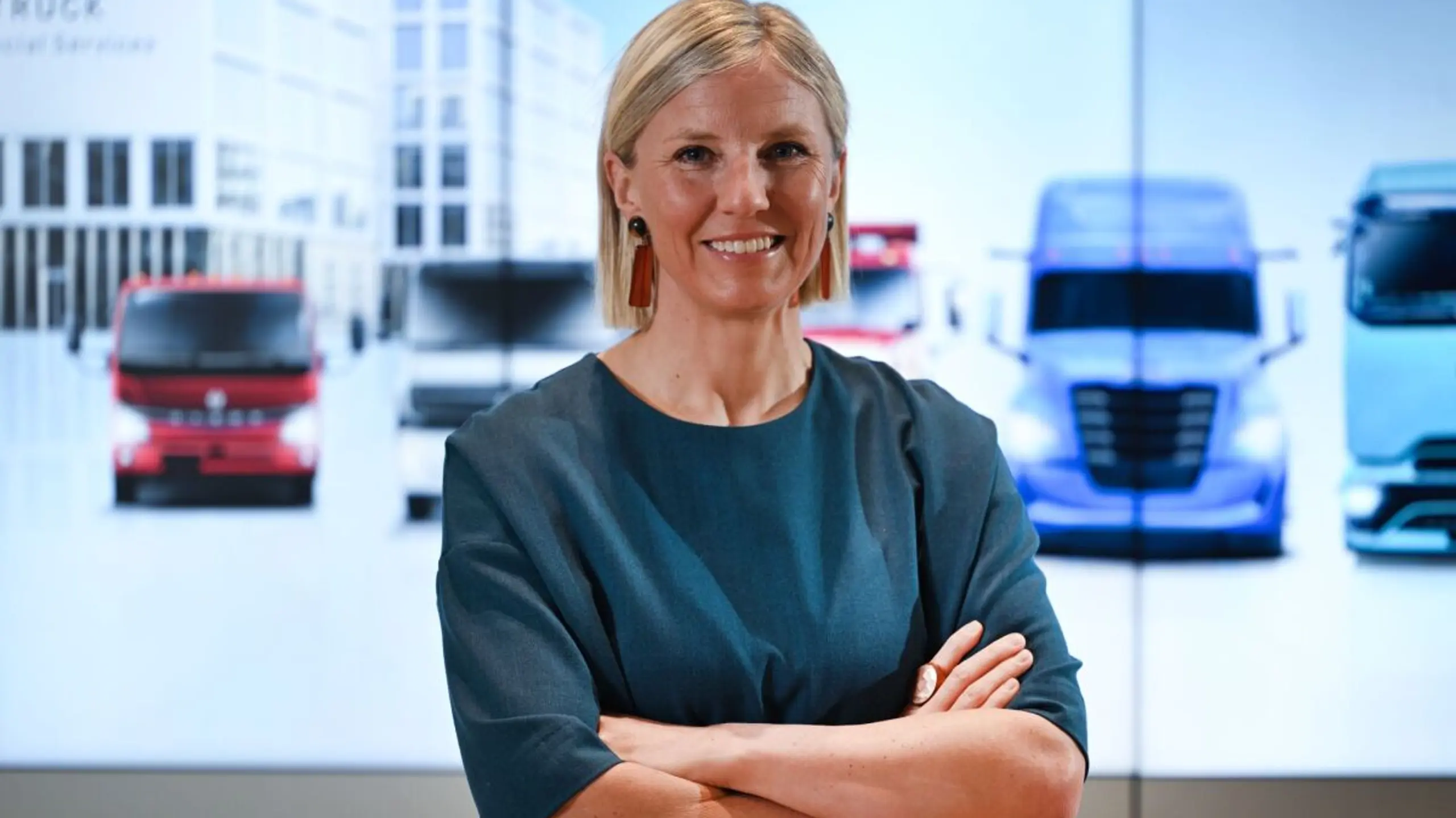 ++ ARCHIVBILD ++ Daimler-Truck-Chefin Radström gibt sich zuversichtlich