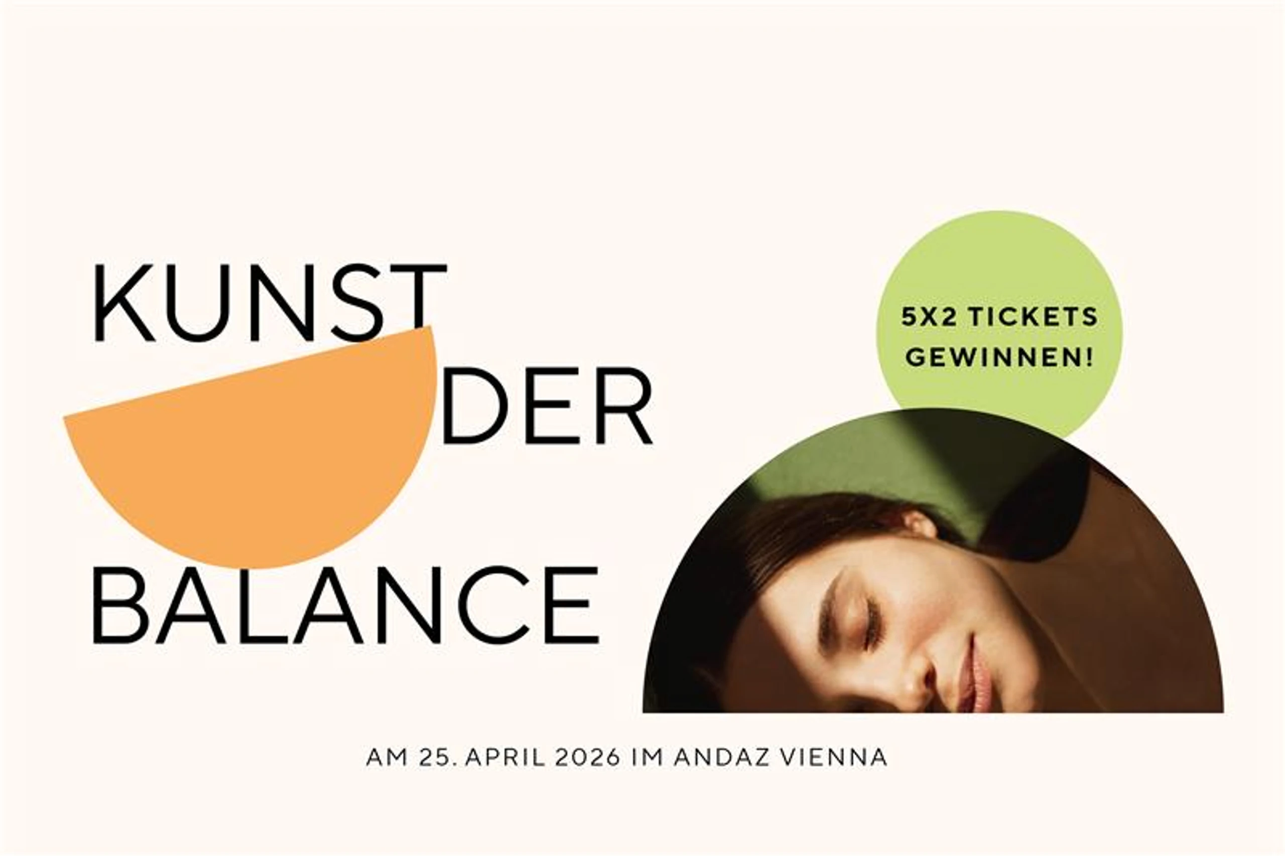 Gewinnspiel: 5x2 Tickets für Kunst der Balance 2026 gewinnen!