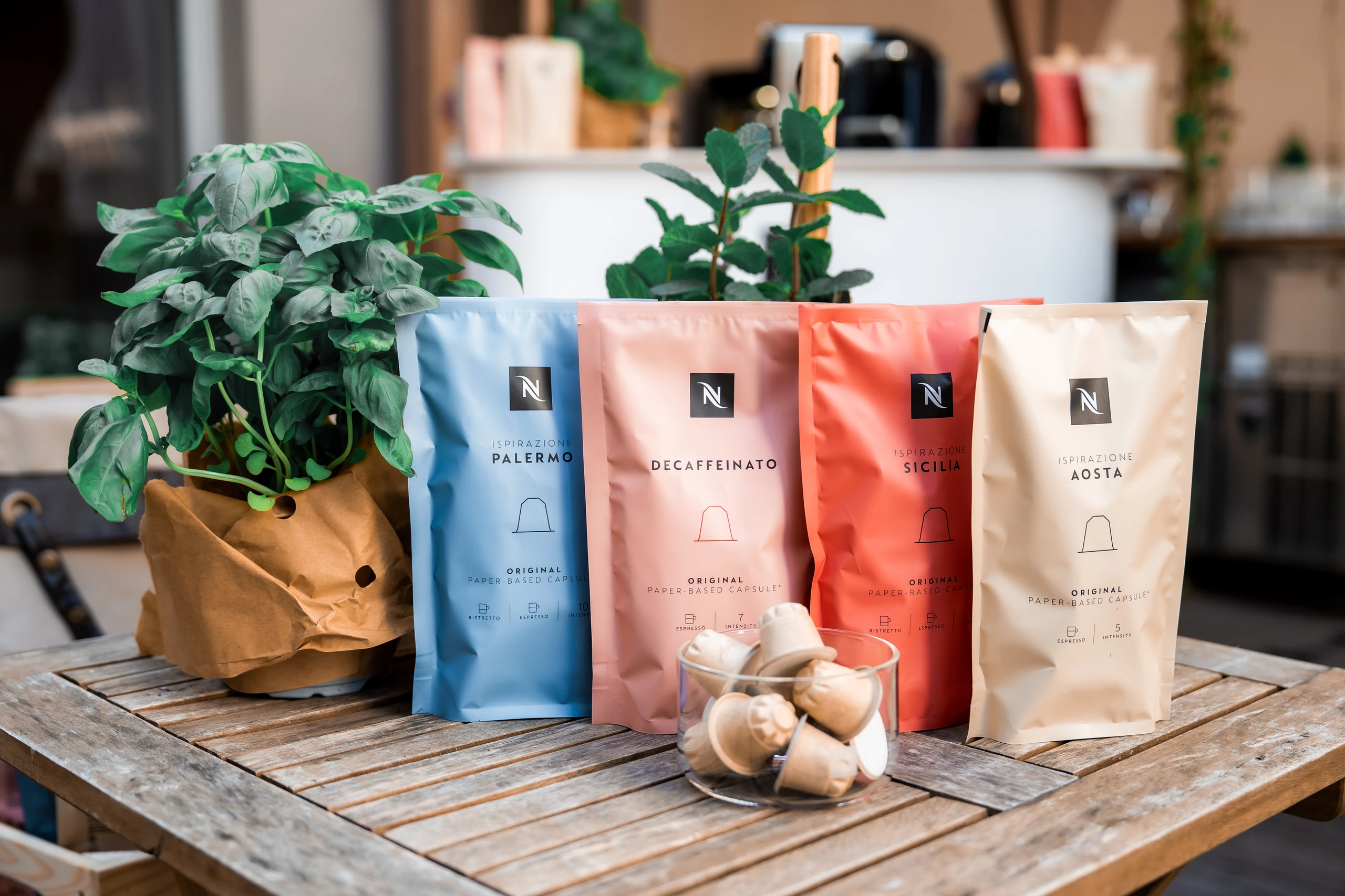 Kaffee und Accessoires der HOME COMPOSTABLE Collection von NESPRESSO gewinnen
