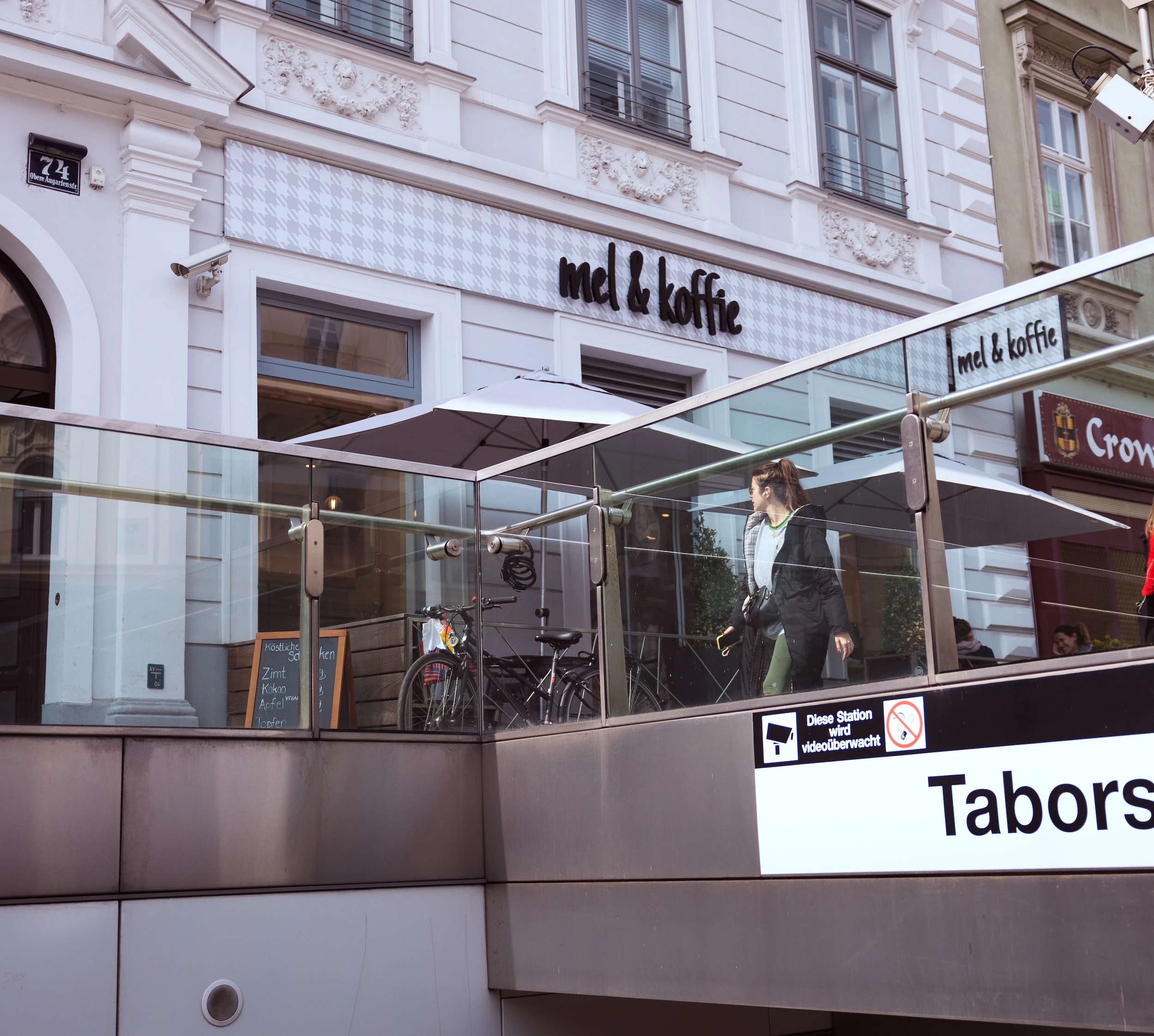 Mel & Koffie Café in Wien, U-Bahn Taborstraße