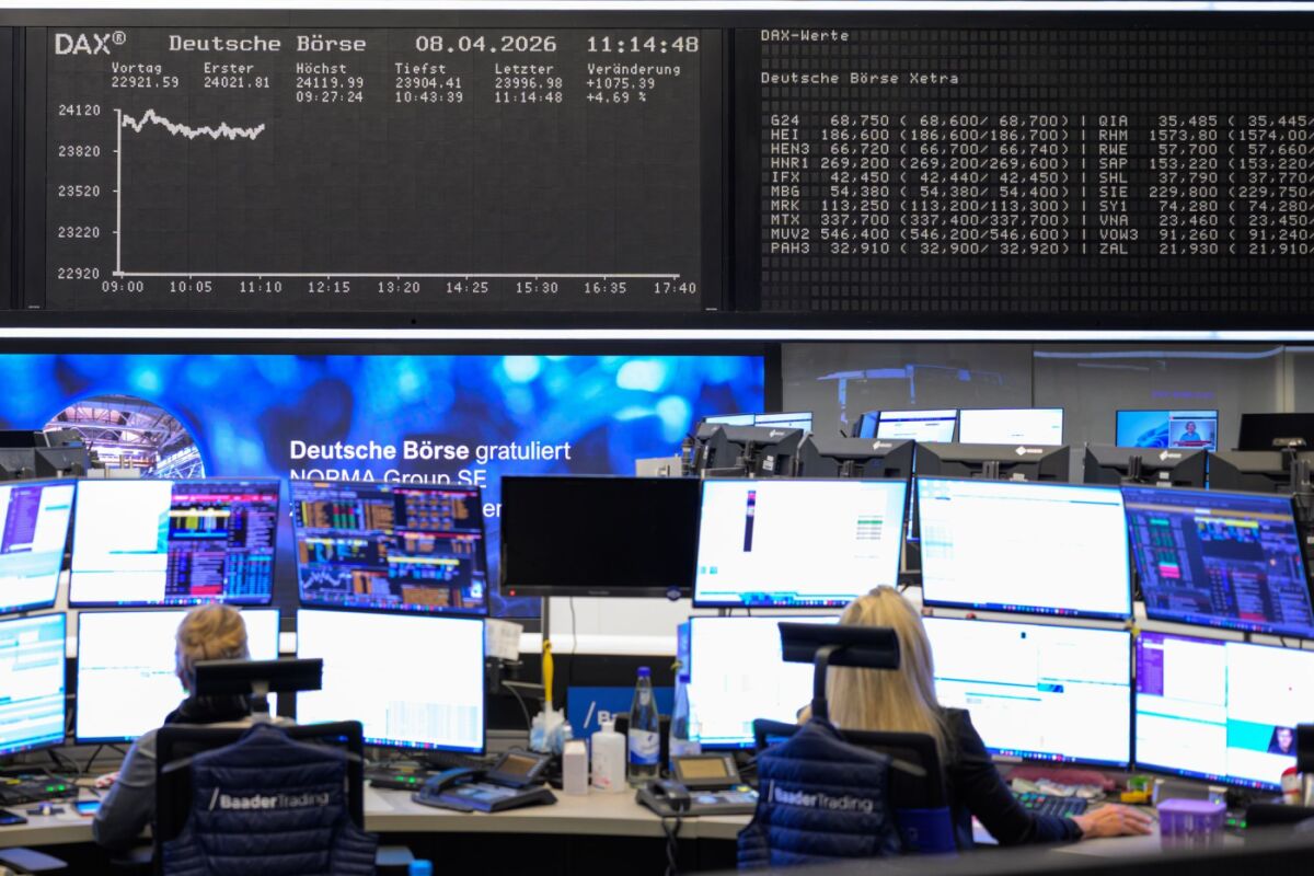 Euro-Stoxx verbucht höchsten Tagesgewinn seit März 2022