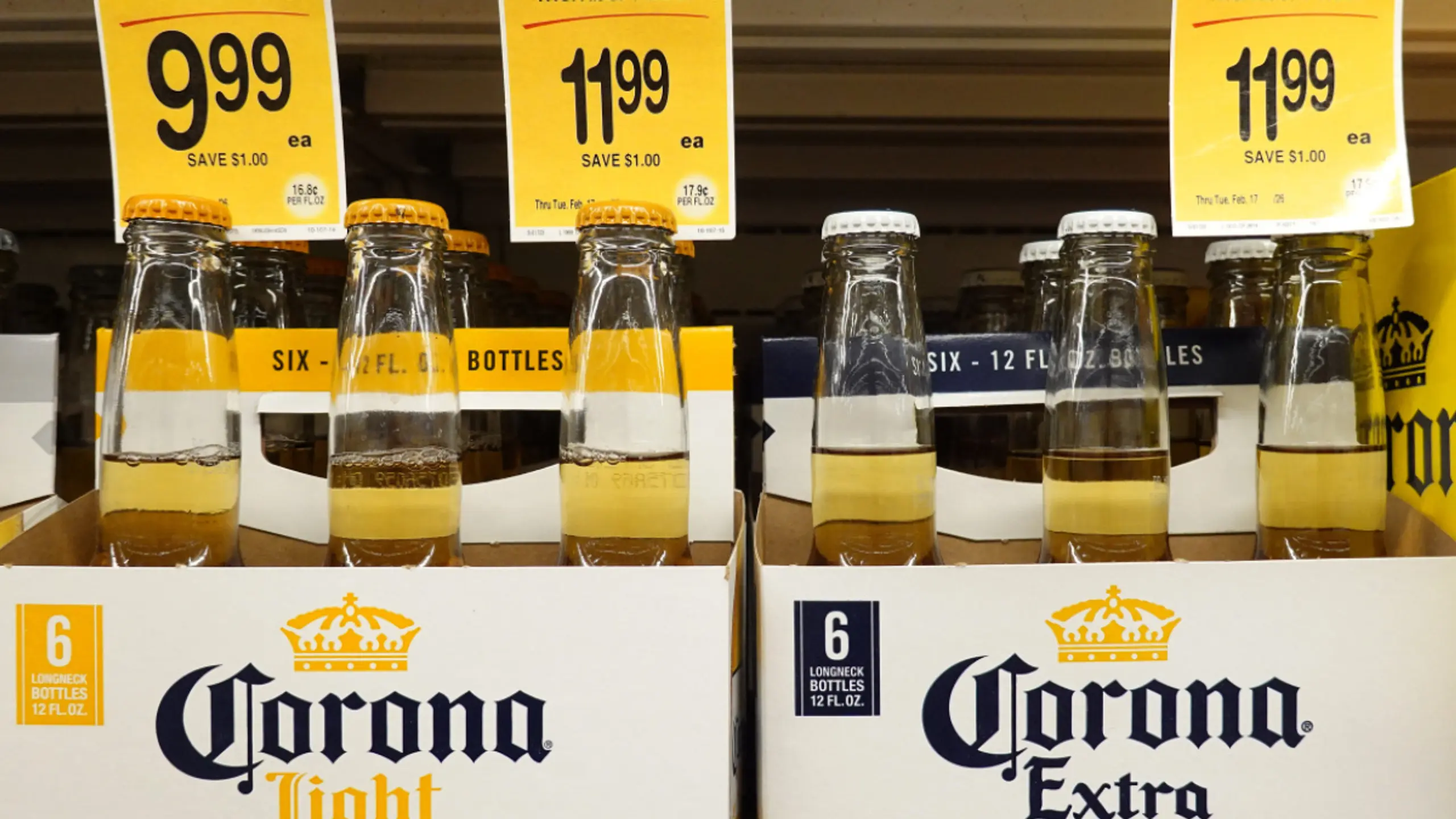 © AFP, JUSTIN SULLIVAN, Apa, Getty Stabile Nachfrage nach mexikanischen Biersorten