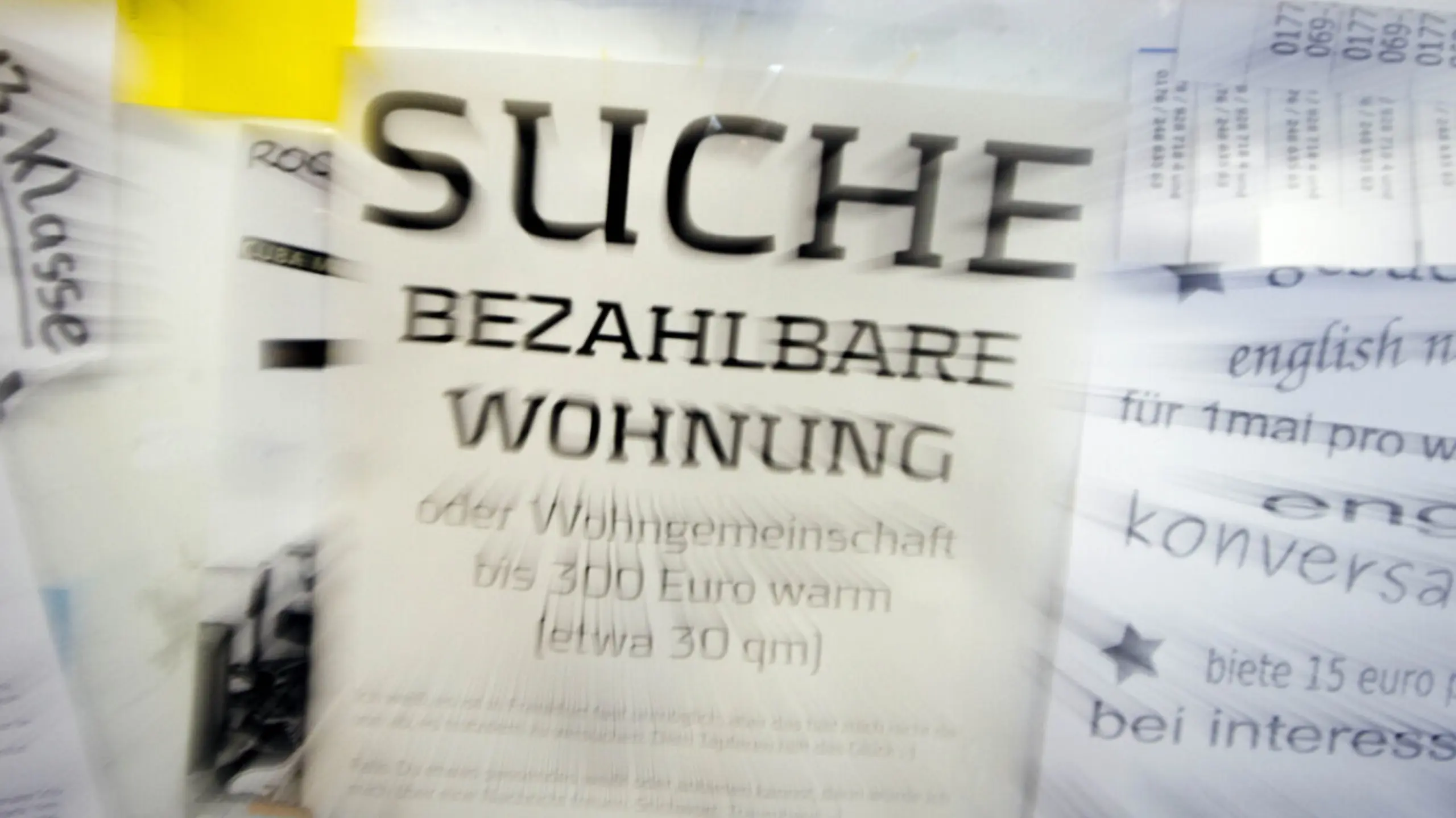 © DPA, Frank Rumpenhorst, Apa Erschwinglicher Wohnraum dringend gesucht