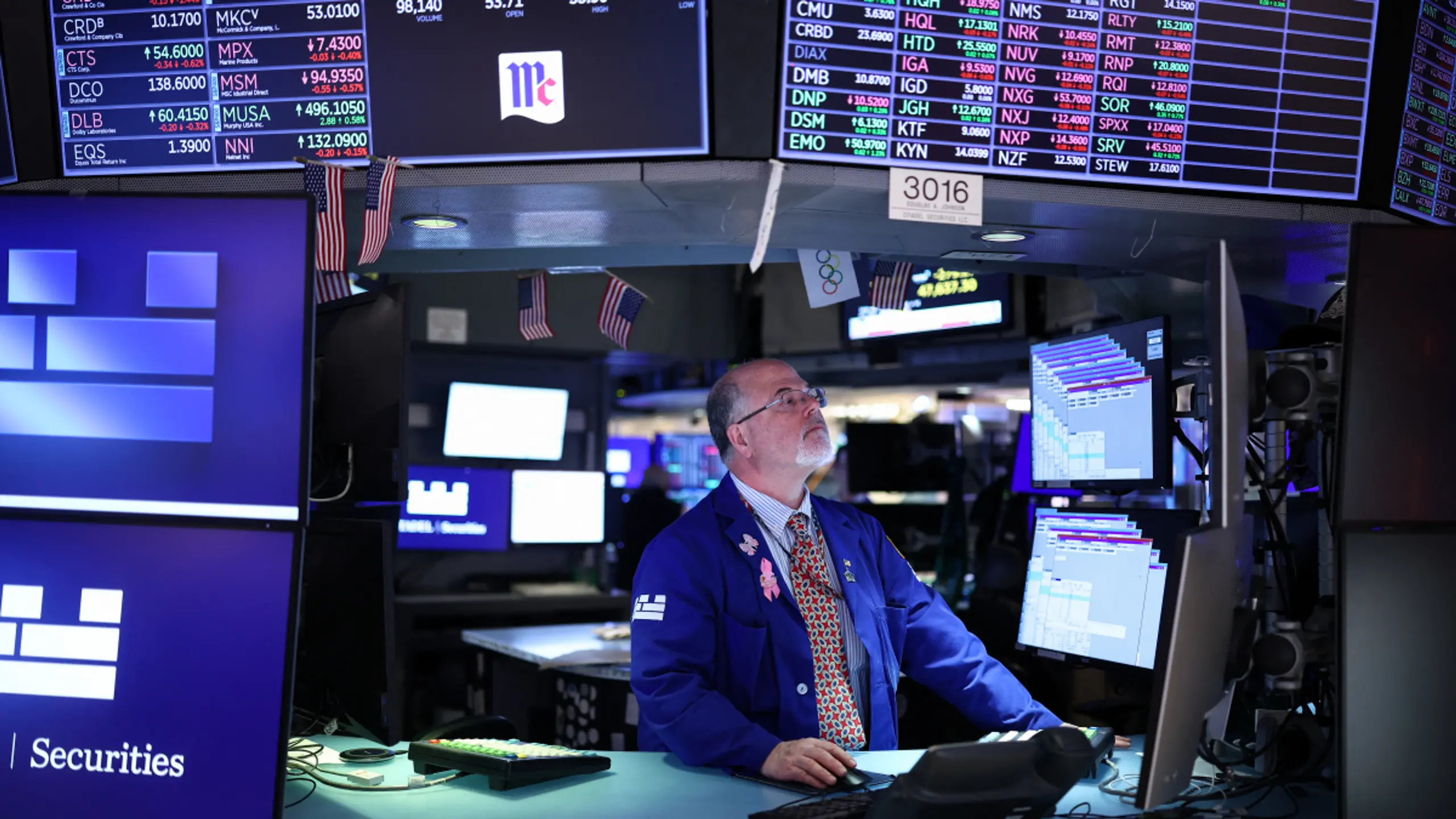 © AFP, CHARLY TRIBALLEAU, Apa S&P-500 stieg im Verlauf bis auf 7.026 Punkte