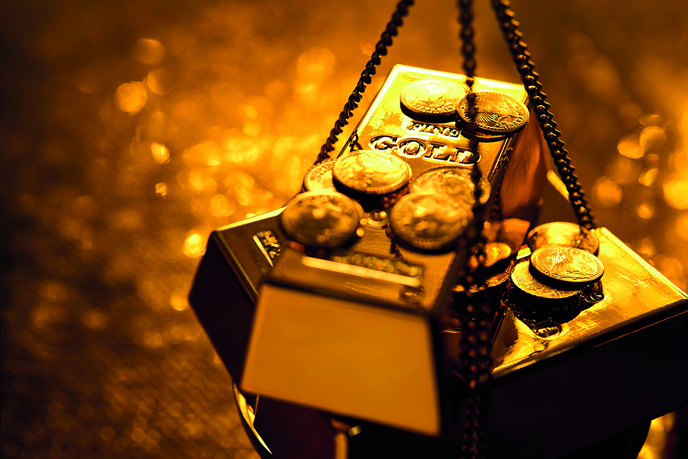 Golbdarren und Goldmünzen