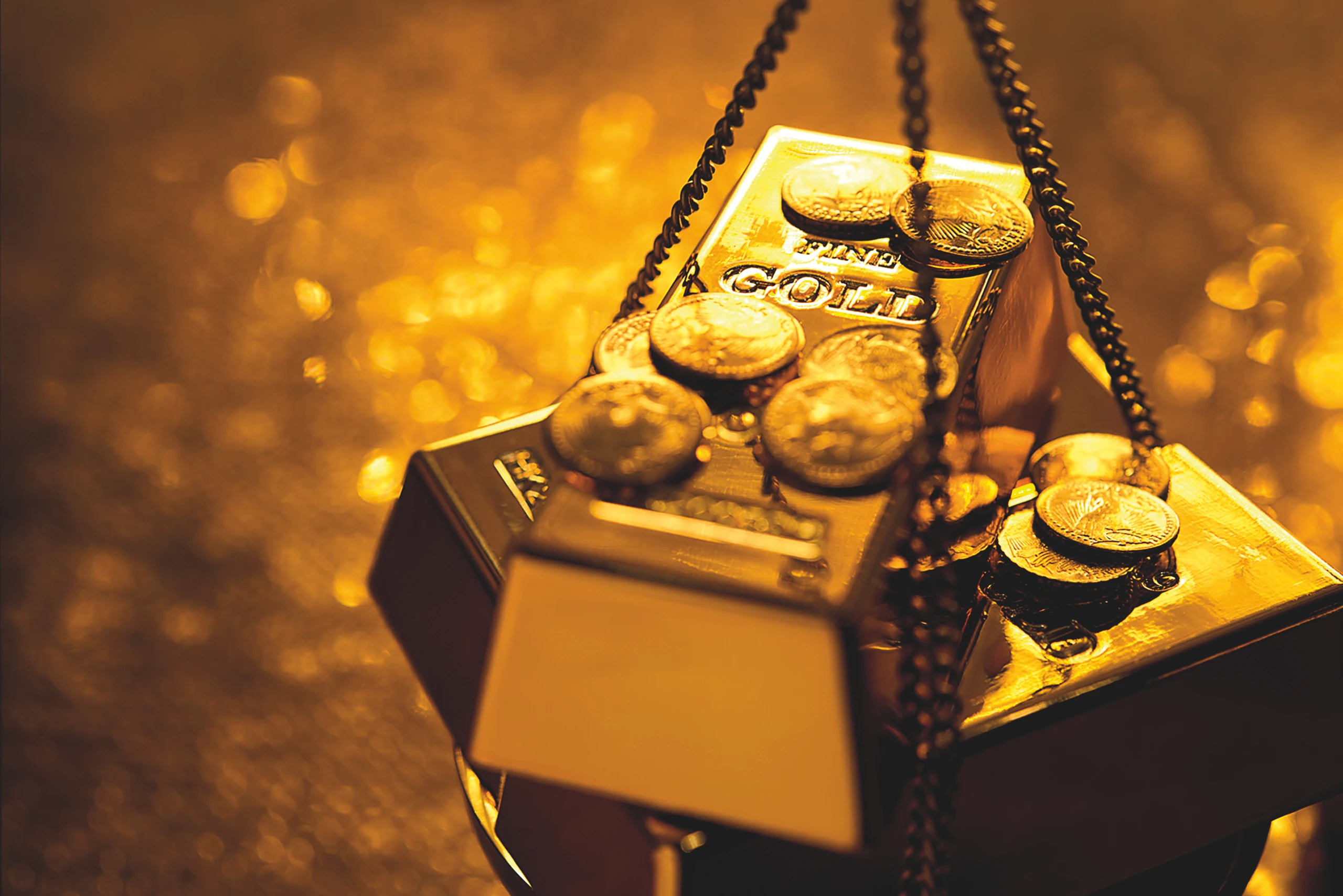 Golbdarren und Goldmünzen