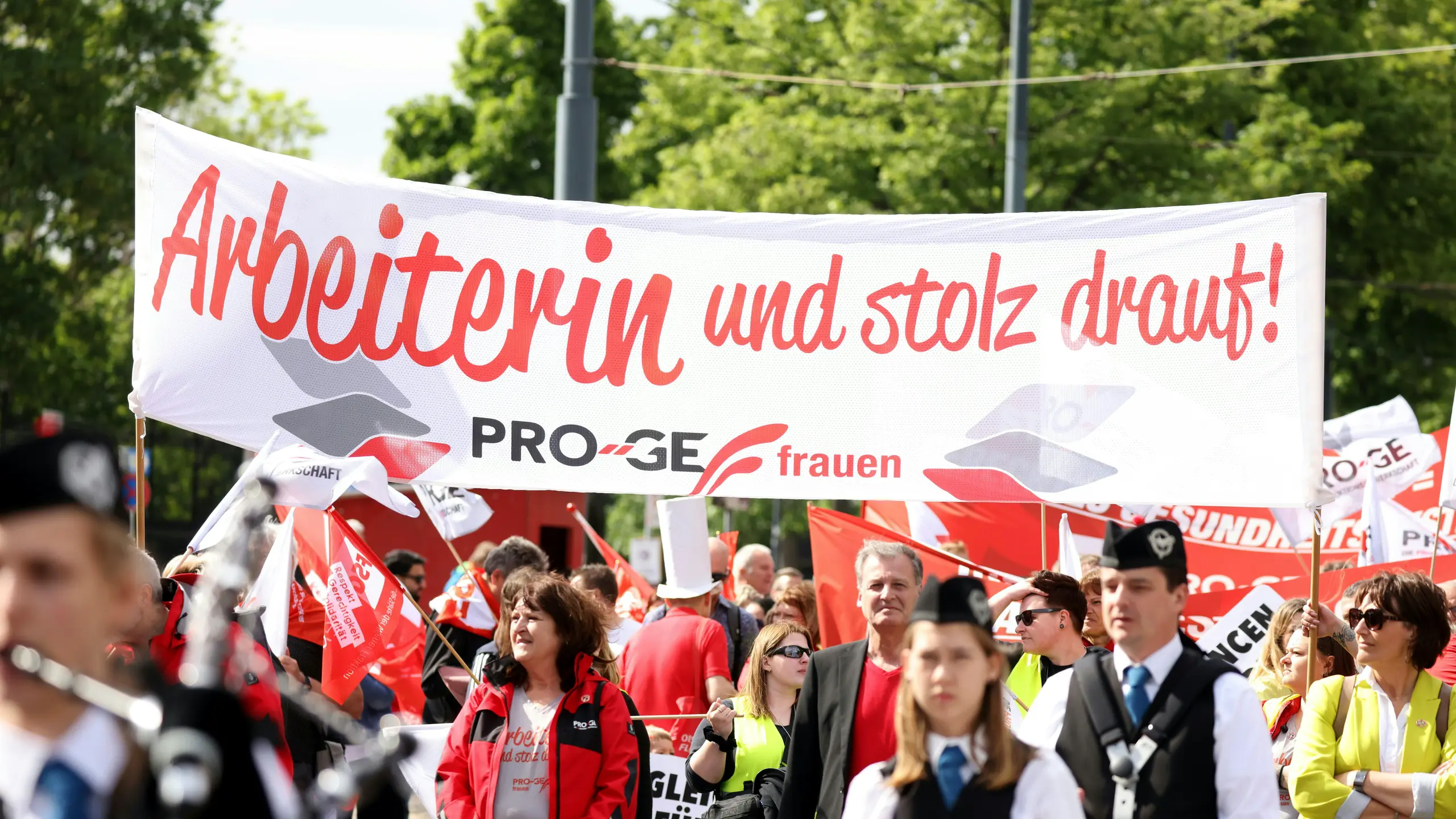 © APA/Florian Wieser Aufmarsch zum 1.Mai