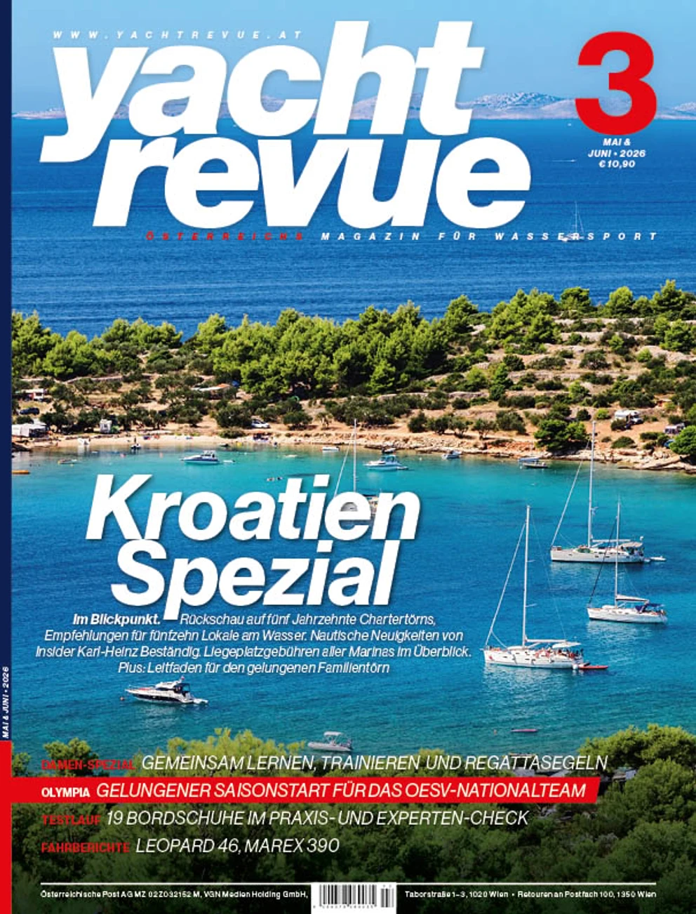 Yachtrevue Ausgabe - Mai & Juni 2026