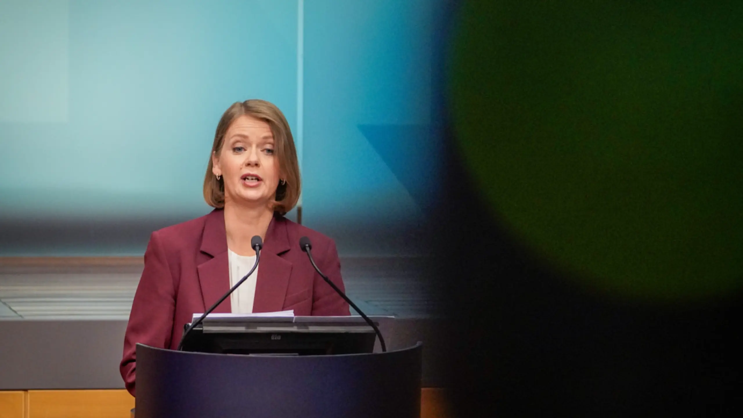 © NTB, GORM KALLESTAD, Apa Notenbankchefin Ida Wolden Bache begründete Erhöhung mit Inflation