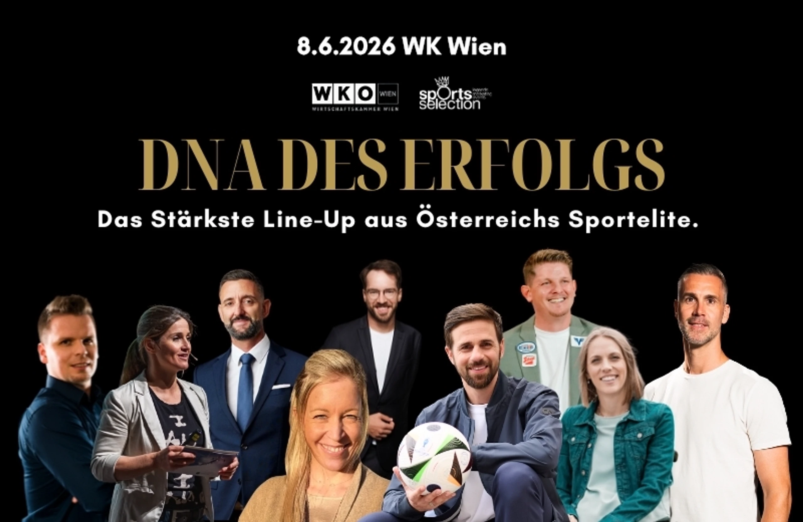 Österreichs Sportelite hautnah: Mit trend. 2x2 VIP-Tickets für „DNA des Erfolgs“ gewinnen!