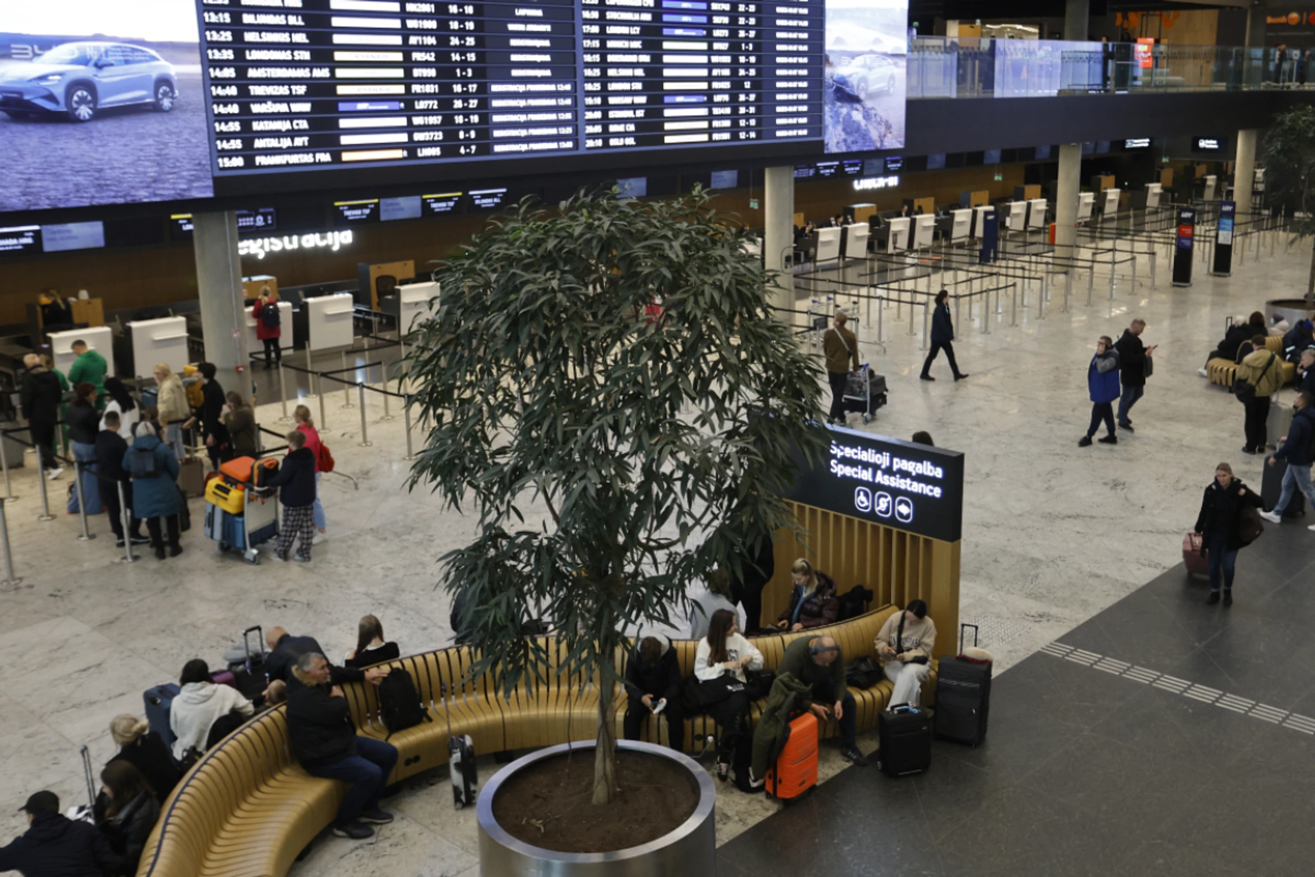 Der internationale Flughafen Vilnius wurde gesperrt