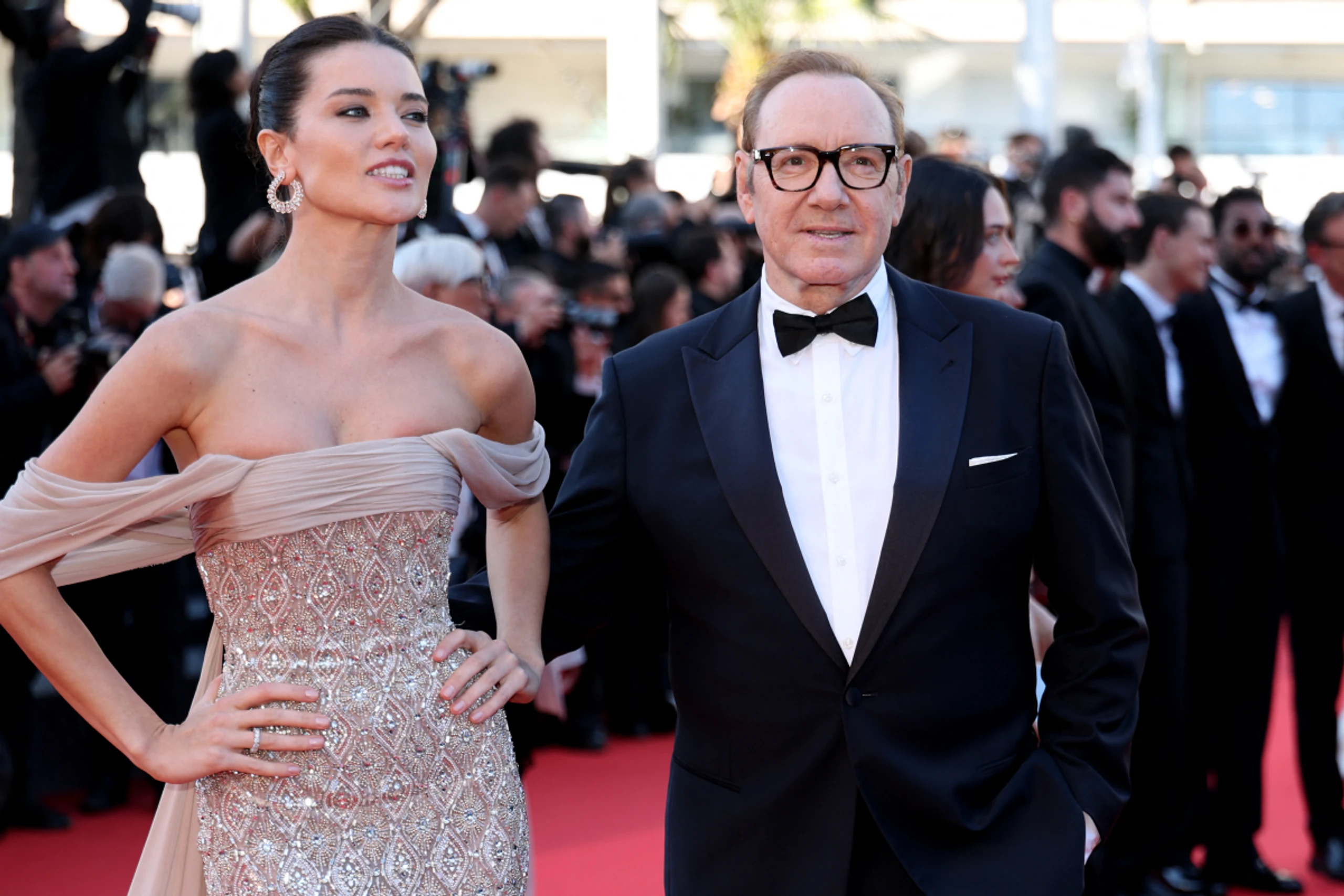 Das Model und der Schauspieler: Lemann und Spacey in Cannes