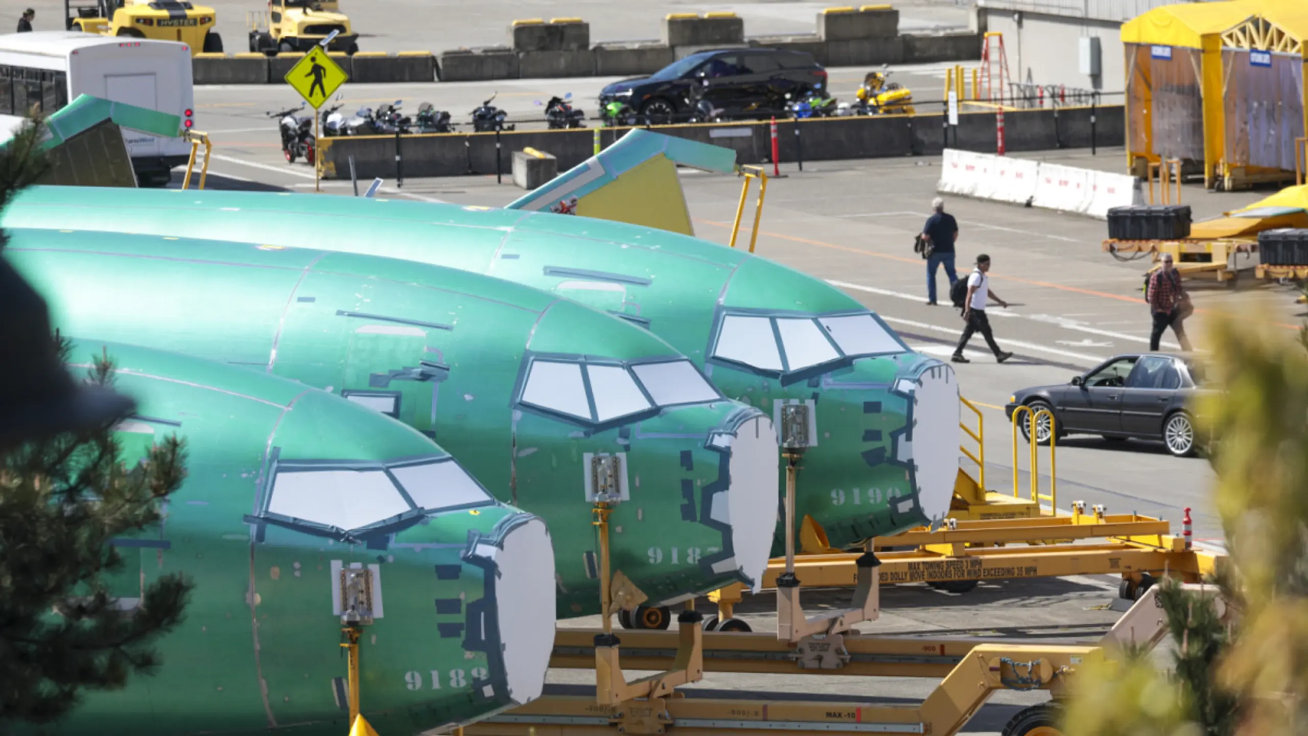 © AFP, JASON REDMOND, Apa Ohne Transportgüter wie Flugzeuge stiegen Aufträge um 1,1 Prozent