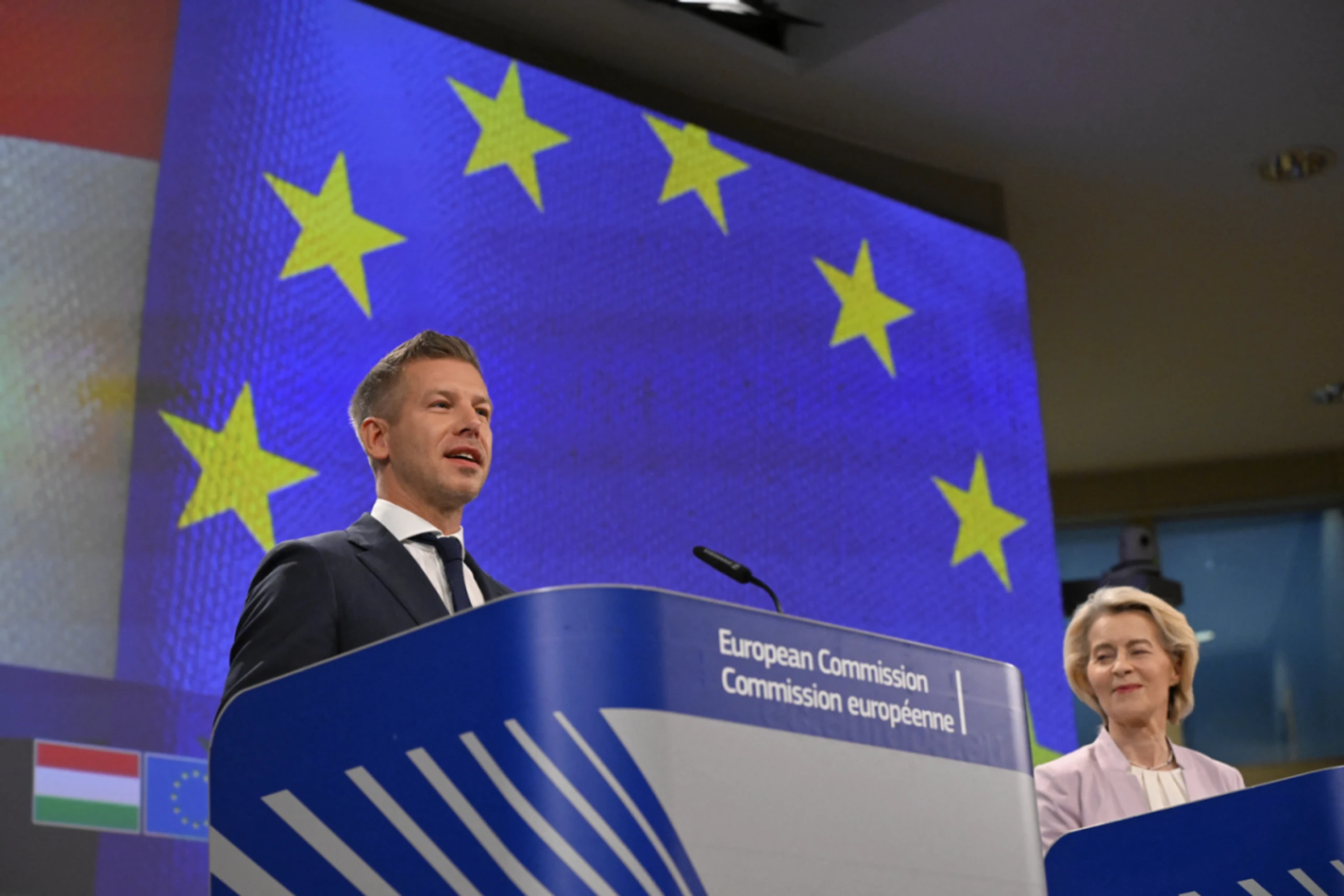 Ungarns Premier Magyar und EU-Kommissionspräsidentin von der Leyen