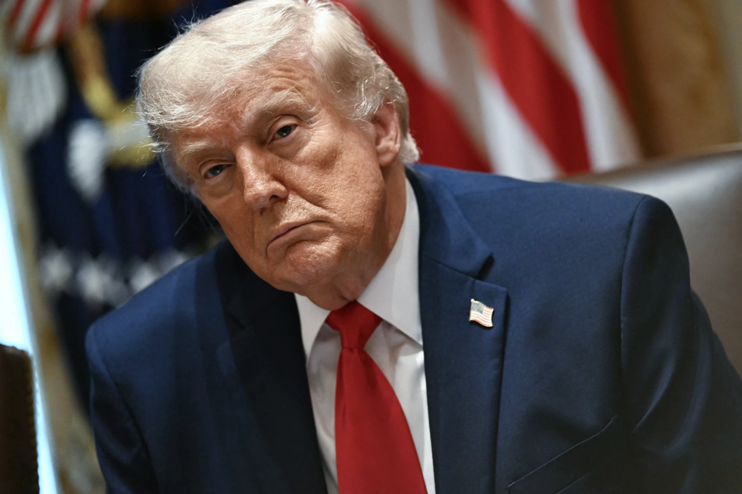 US-Präsident trifft sich mit Beratern im Weißen Haus