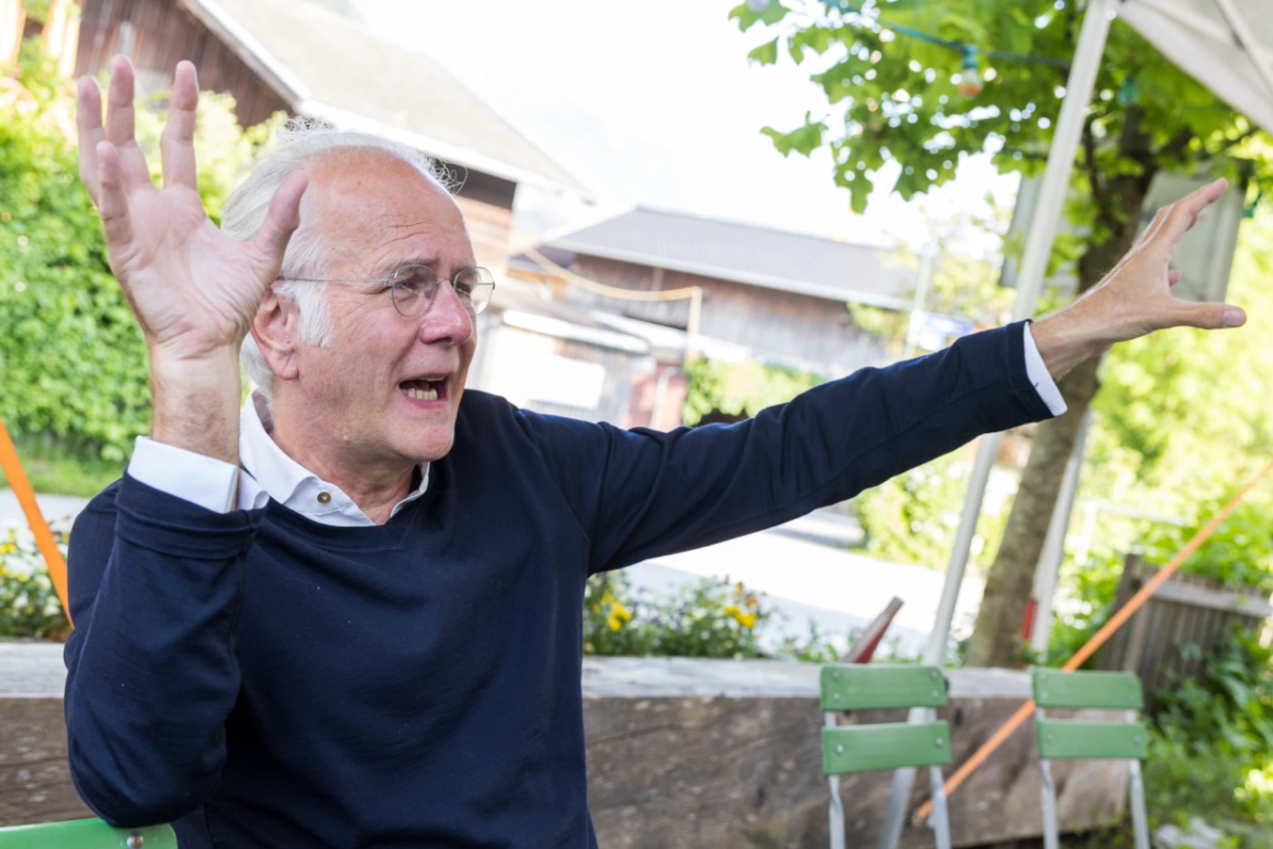 Harald Schmidt sorgt wie immer für markige Sprüche