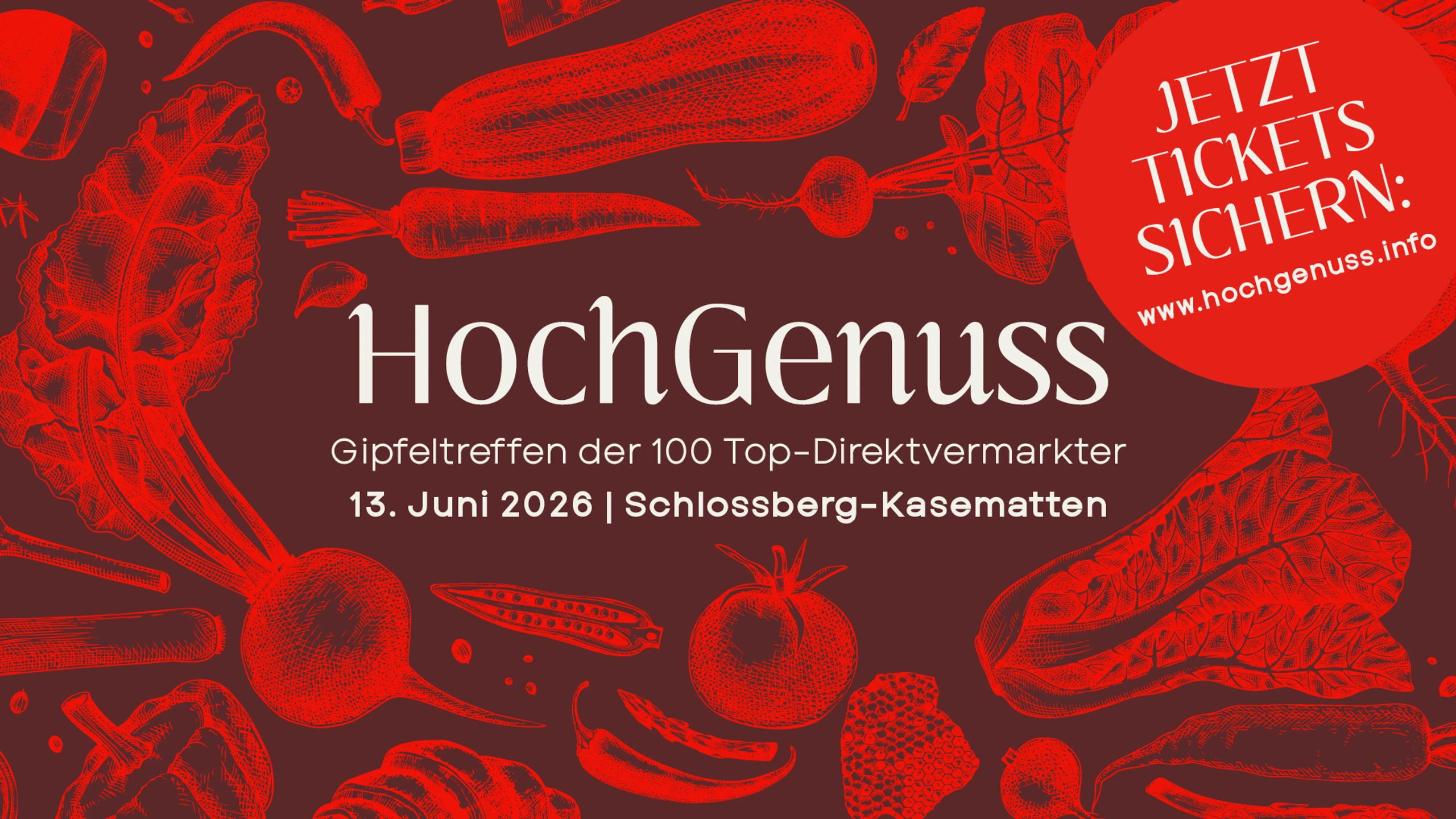 GEWINNSPIEL: 5 × 2 Tickets für HochGenuss in Graz gewinnen