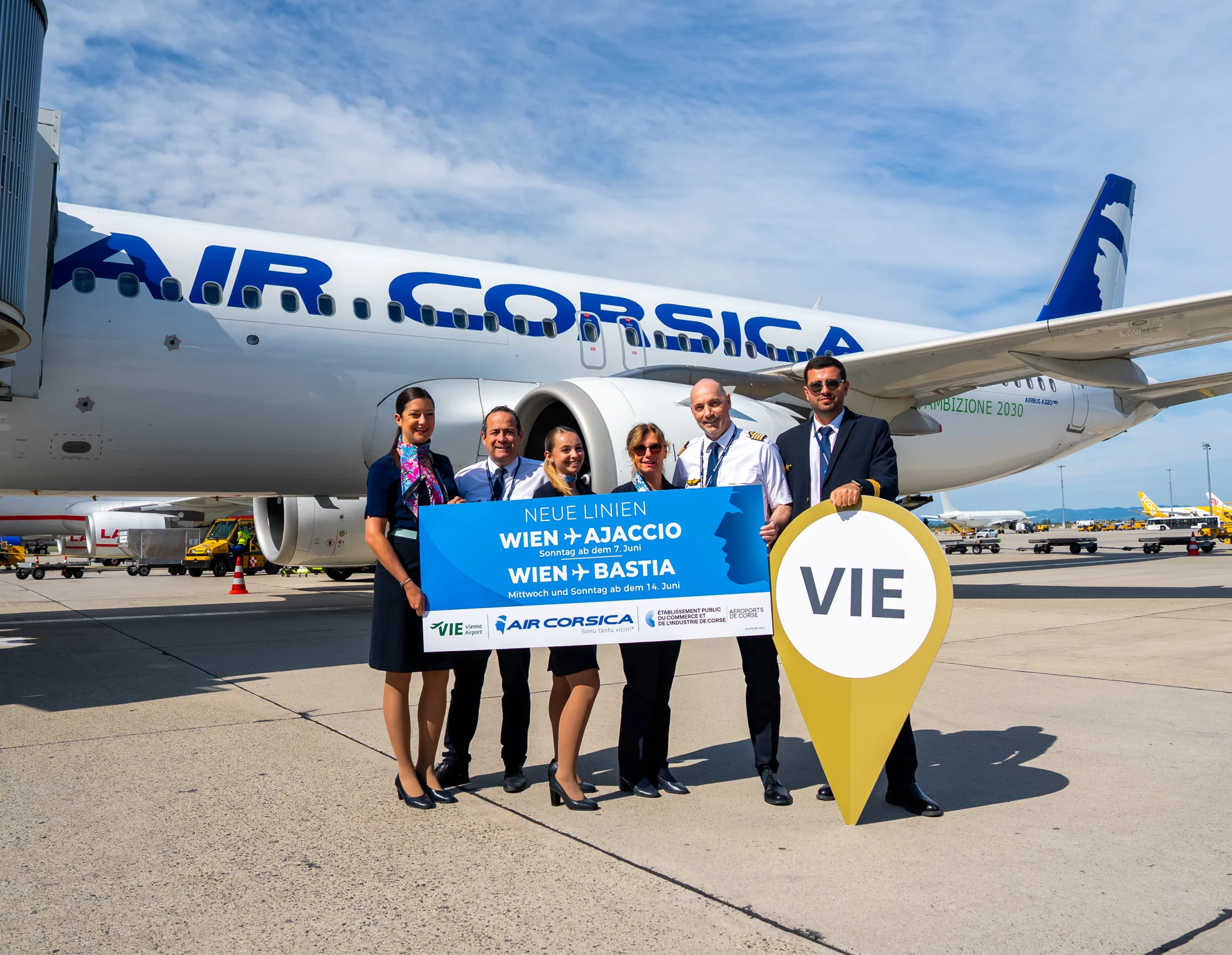 Air Corsica startet ab Wien mit Direktflügen nach Ajaccio und Bastia