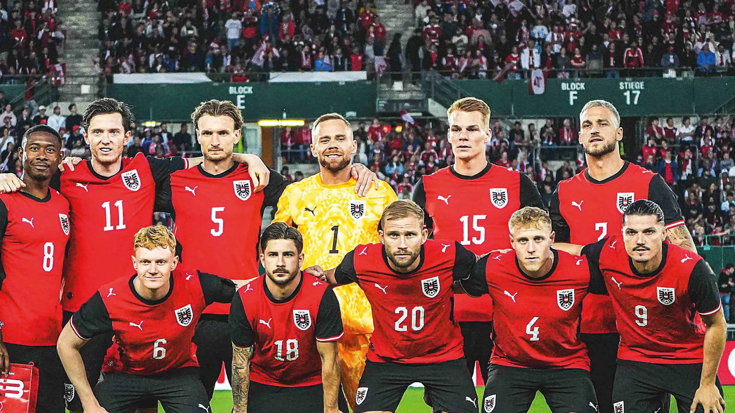 © APA-Images/Pressefoto Scharinger/Daniel Scharinger Österreichisches National-Fußballteam