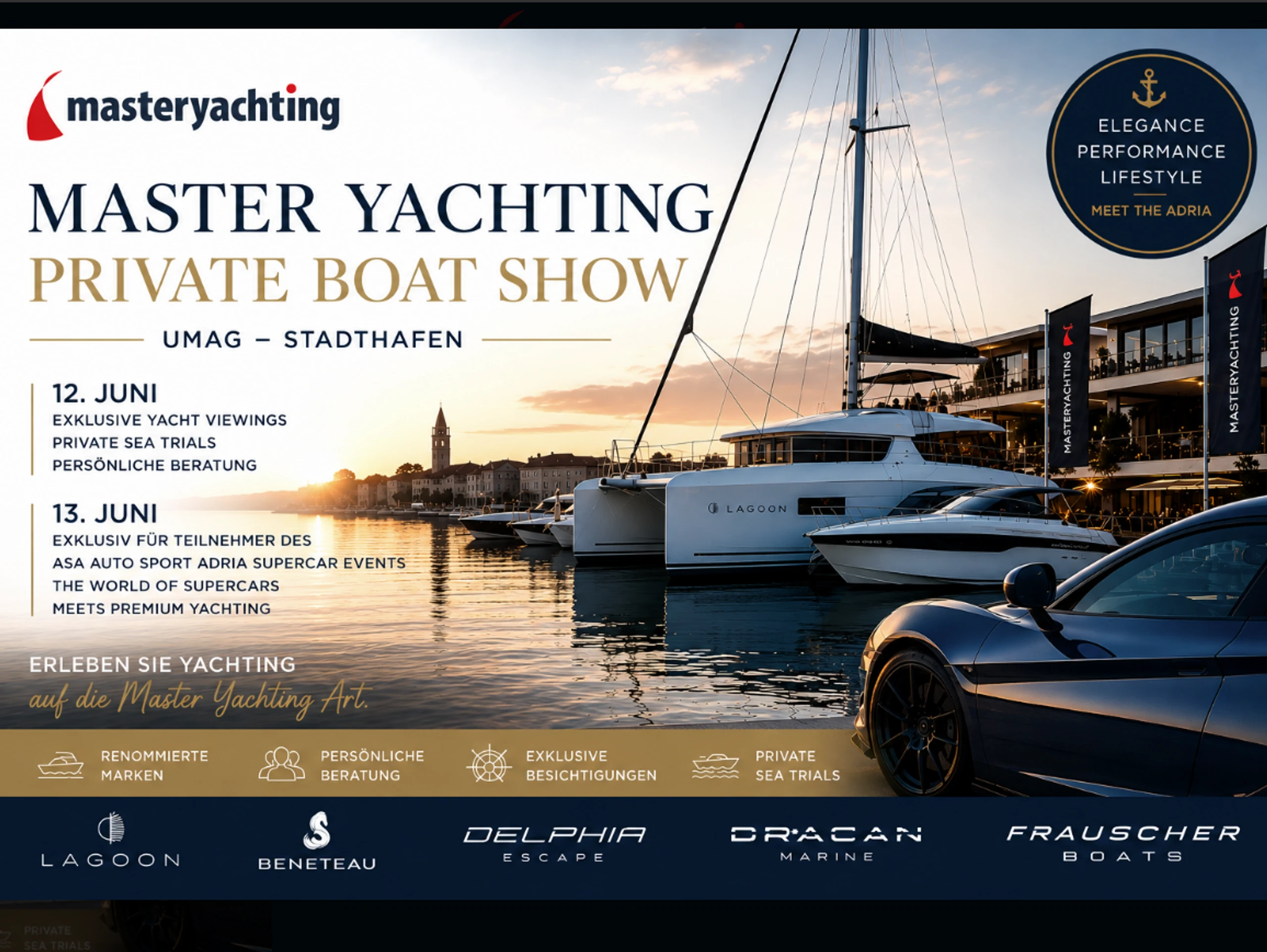 Master Yachting lädt nach Umag