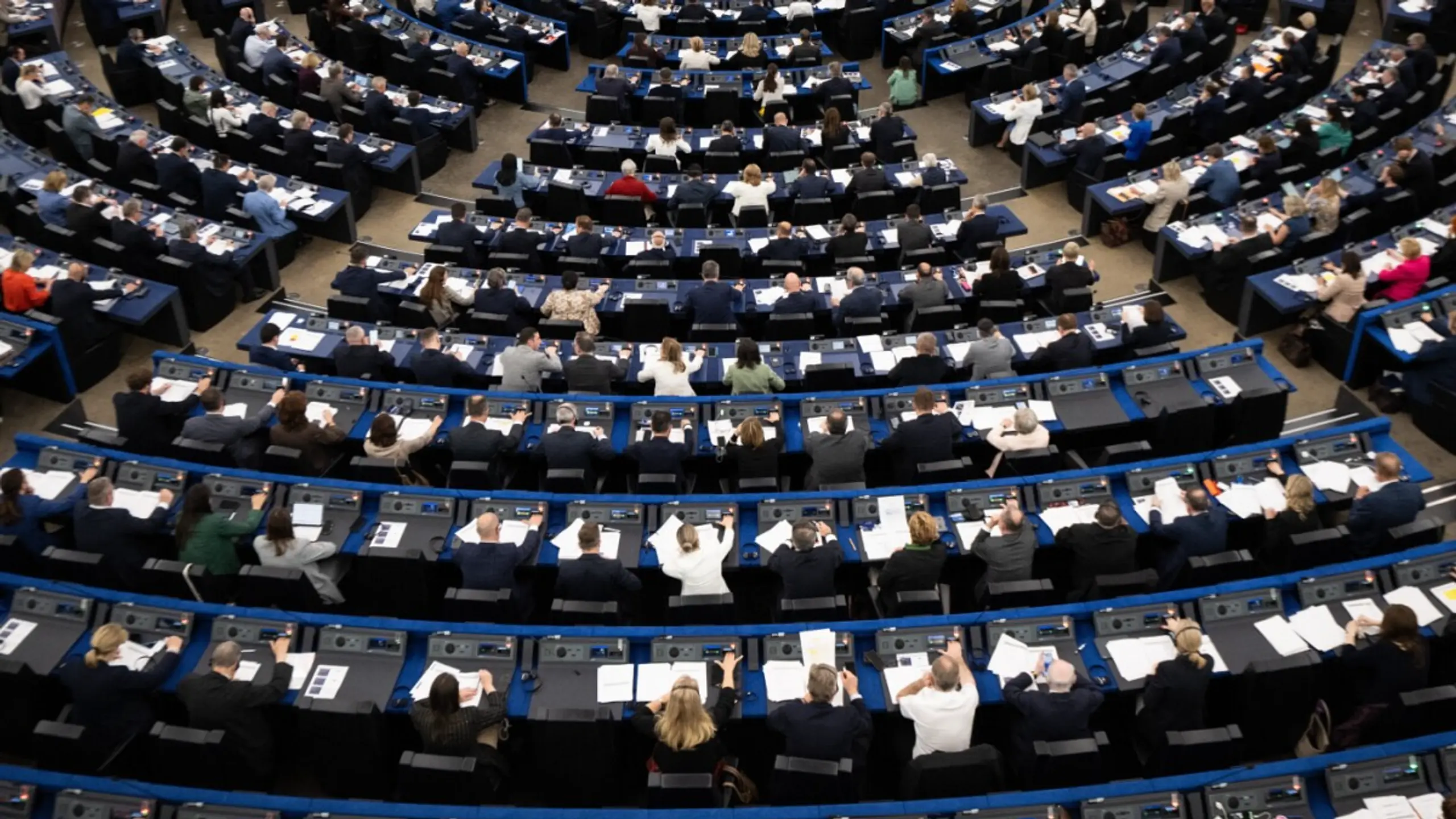 © APA/APA/AFP/SEBASTIEN BOZON Abstimmung im EU-Parlament in Straßburg