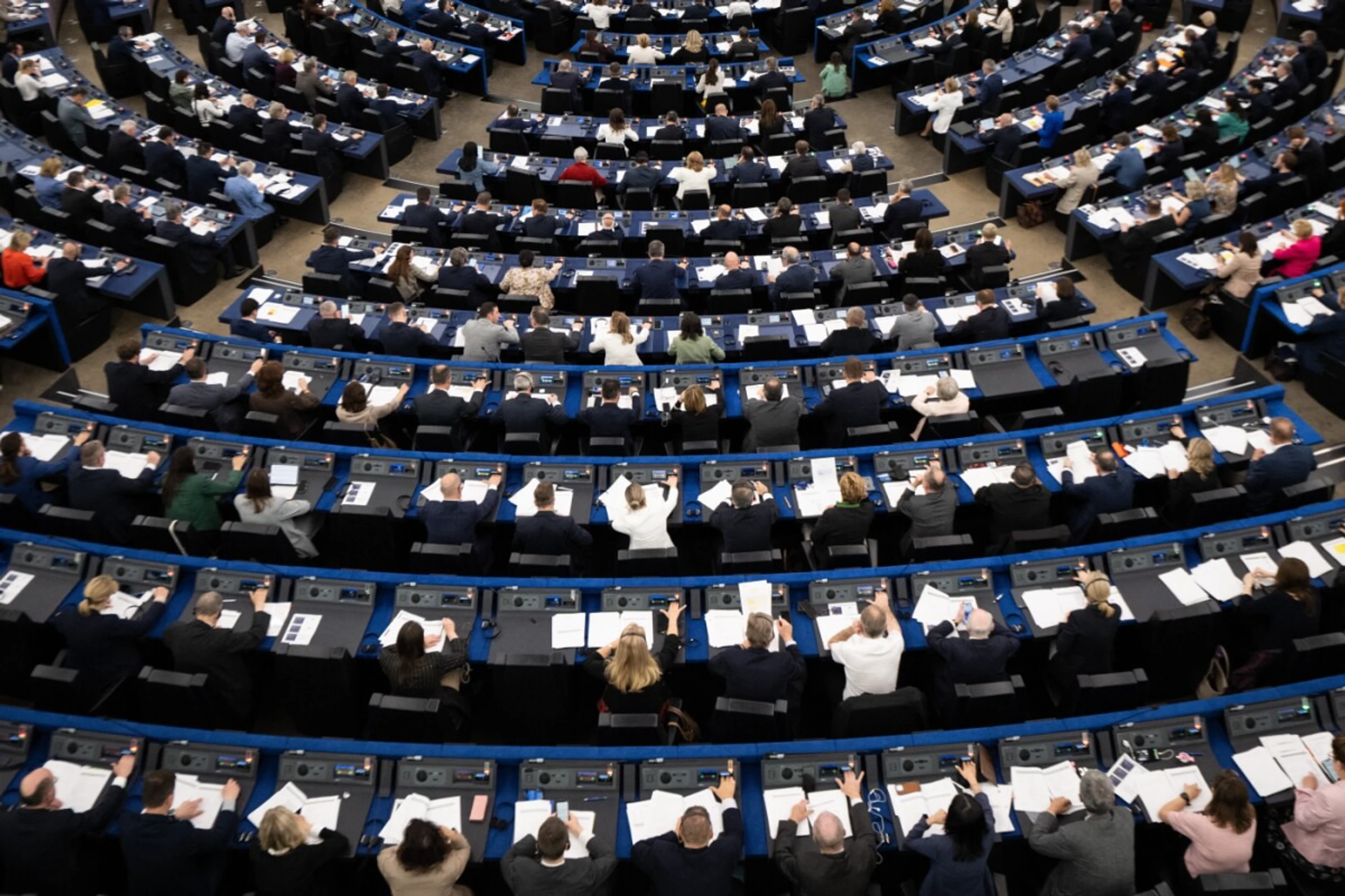Abstimmung im EU-Parlament in Straßburg